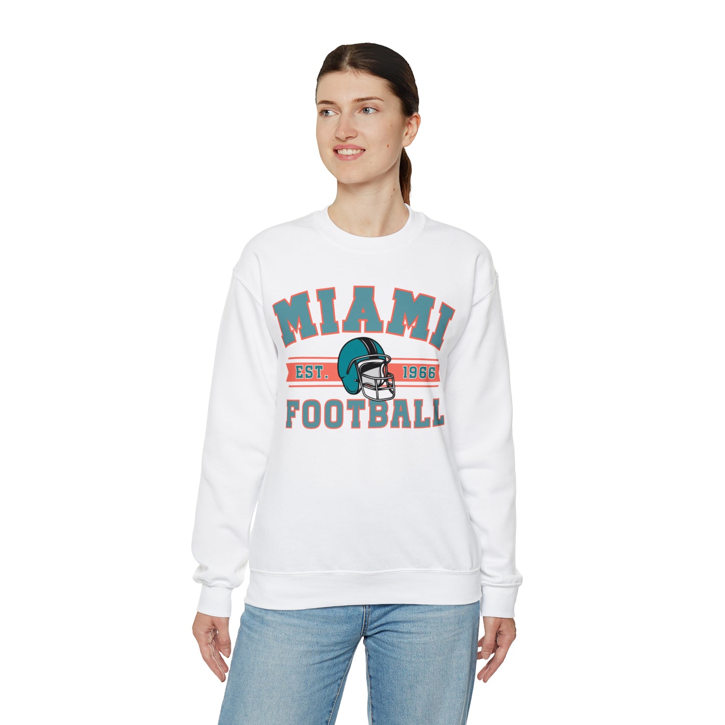 Miami Football Sweatshirt - Happy Place Studio