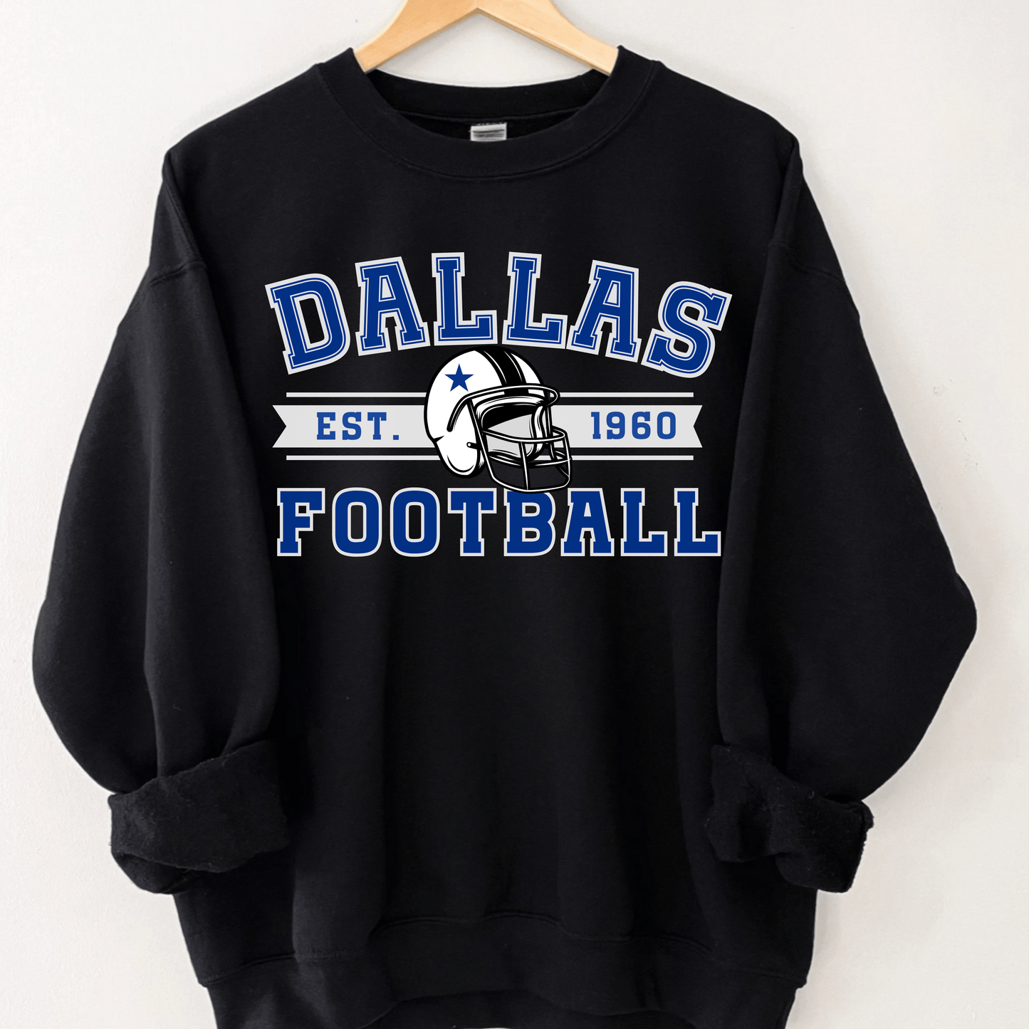 Dallas Football Sweatshirt - Happy Place Studio