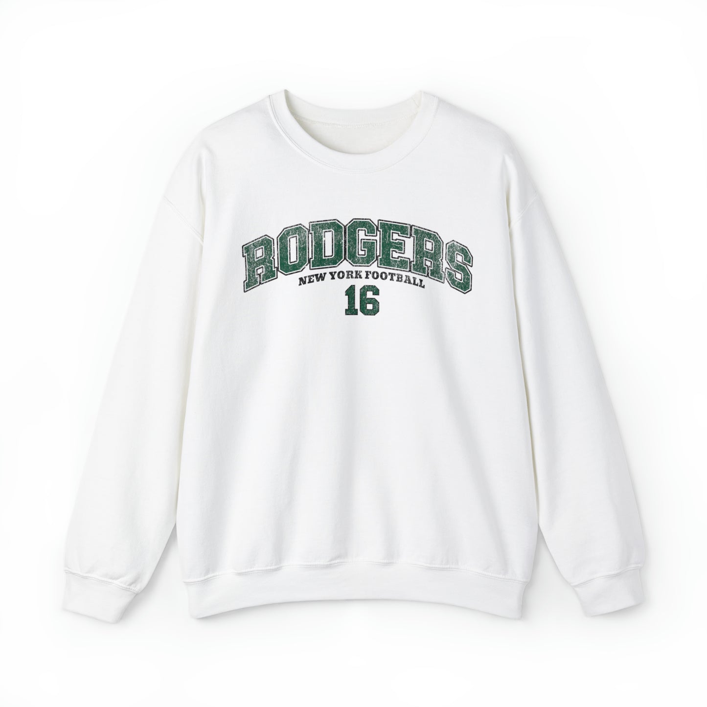Aaron Rodgers Sweatshirt, Aaron Rodgers Jersey, New York Football Crewneck, Vintage Style Jets Sweatshirt, Aaron Rodgers shirt,Jets Crewneck - Happy Place Studio