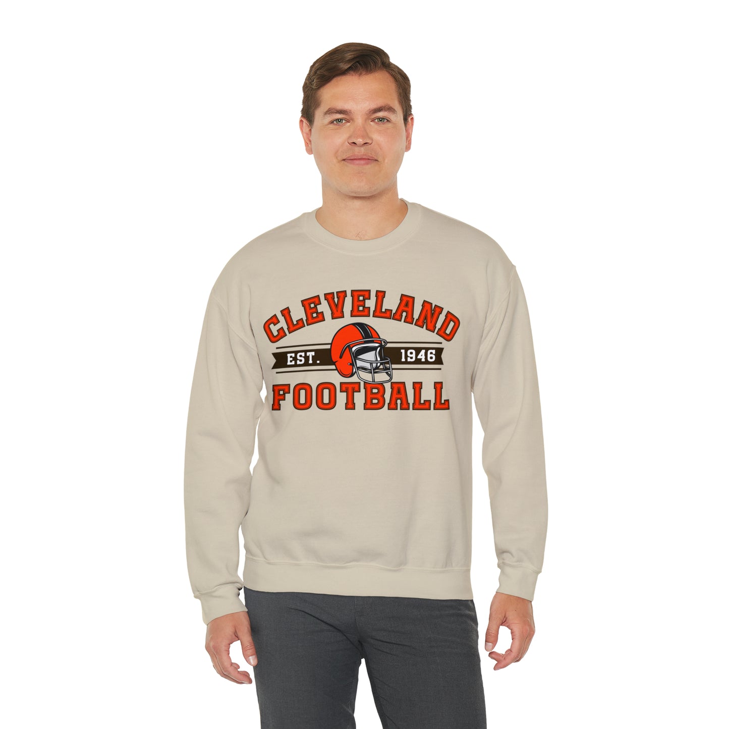 Cleveland Football Sweatshirt - Happy Place Studio