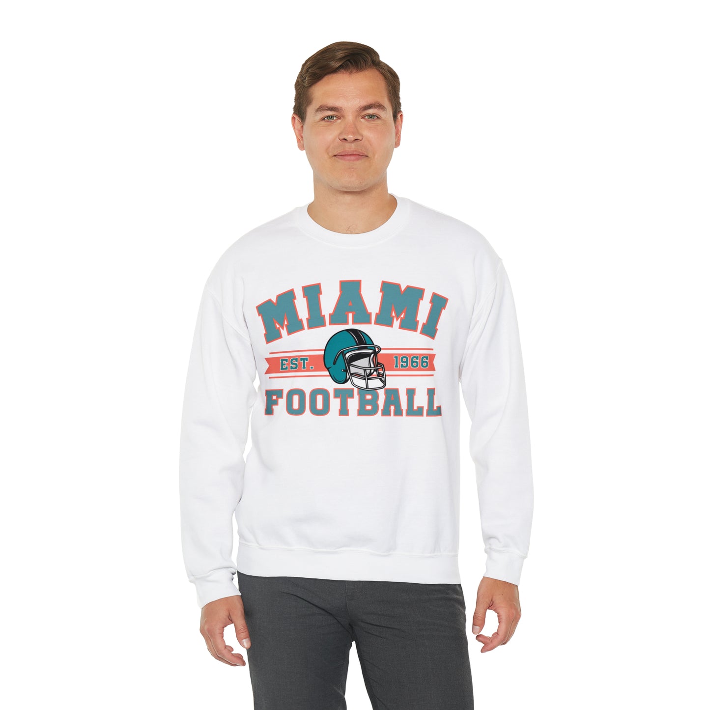 Miami Football Sweatshirt - Happy Place Studio