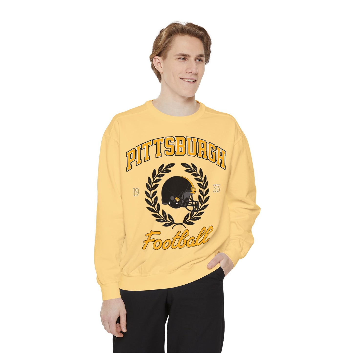 Comfort Colors Pittsburgh Football Sweatshirt