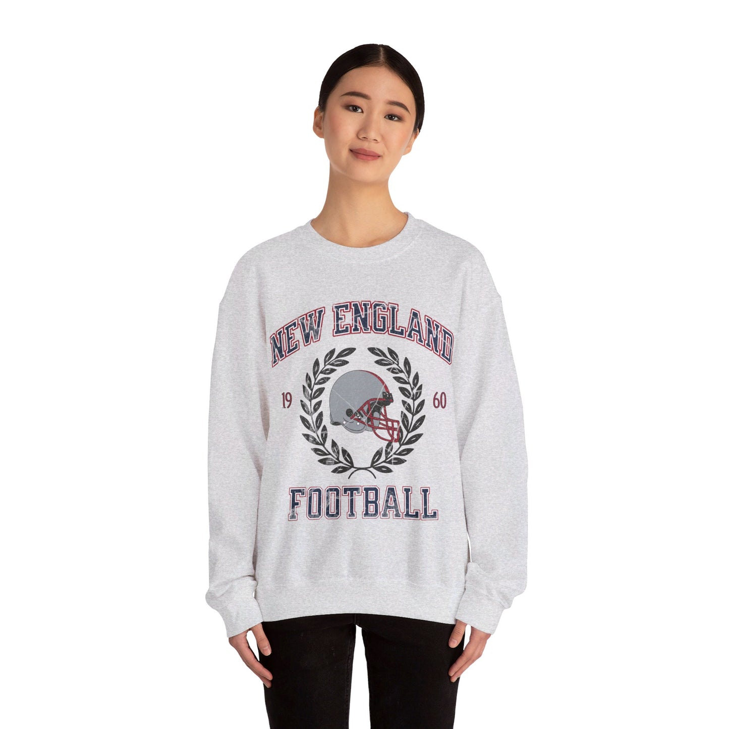 New England Football Sweatshirt, Vintage Patriot Football Crewneck, New England Football Shirt, New England Football Gift, Patriot Shirt