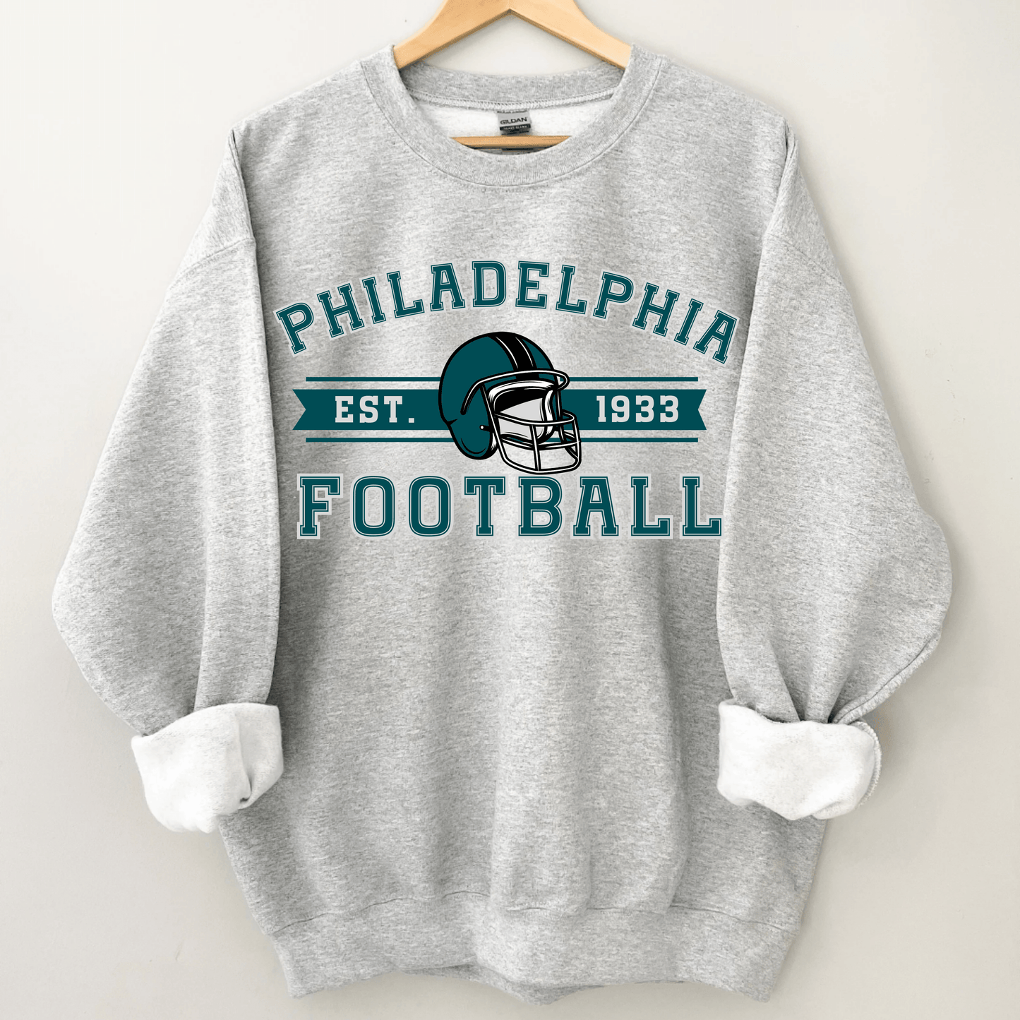 Philadelphia Football Sweatshirt - Happy Place Studio