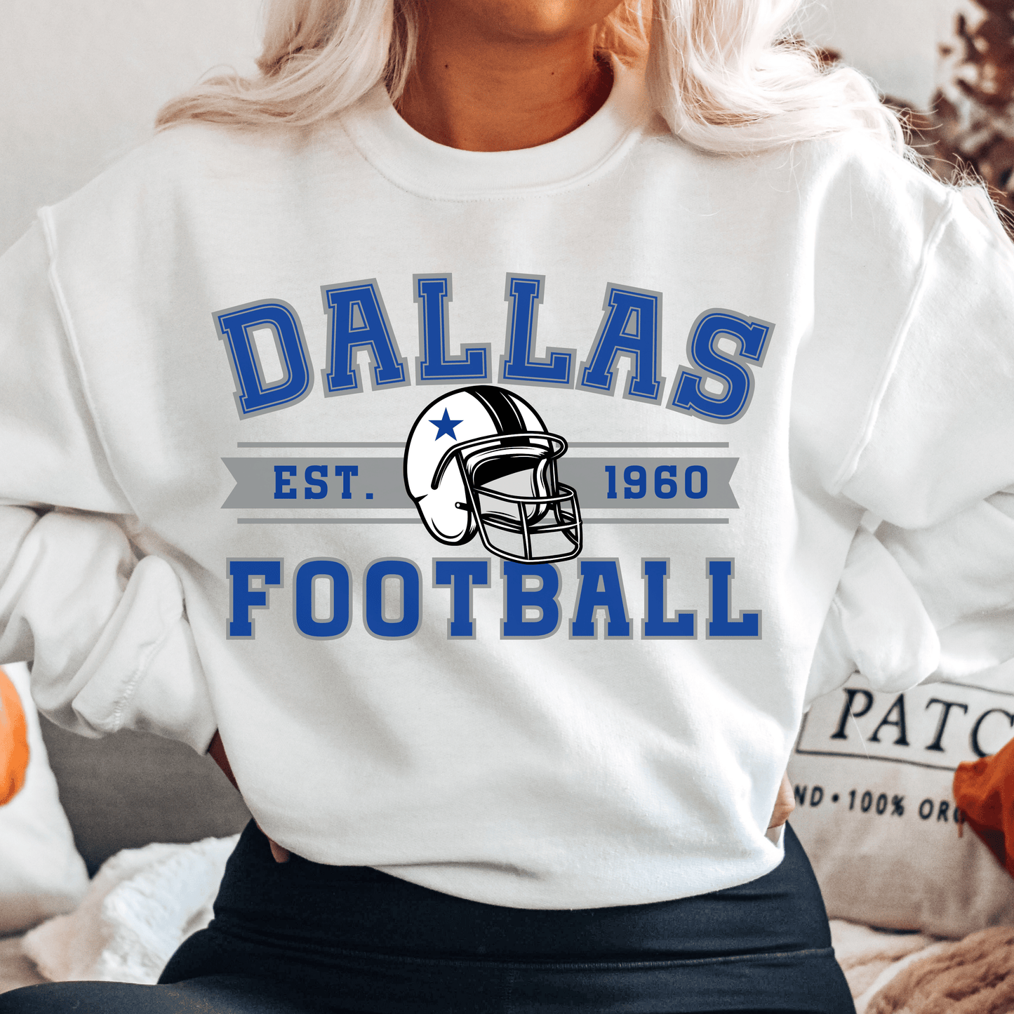 Dallas Football Sweatshirt - Happy Place Studio