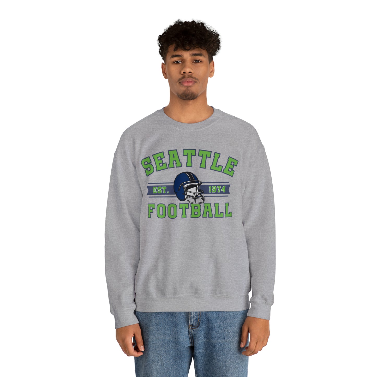 Seattle Football Crewneck - Happy Place Studio