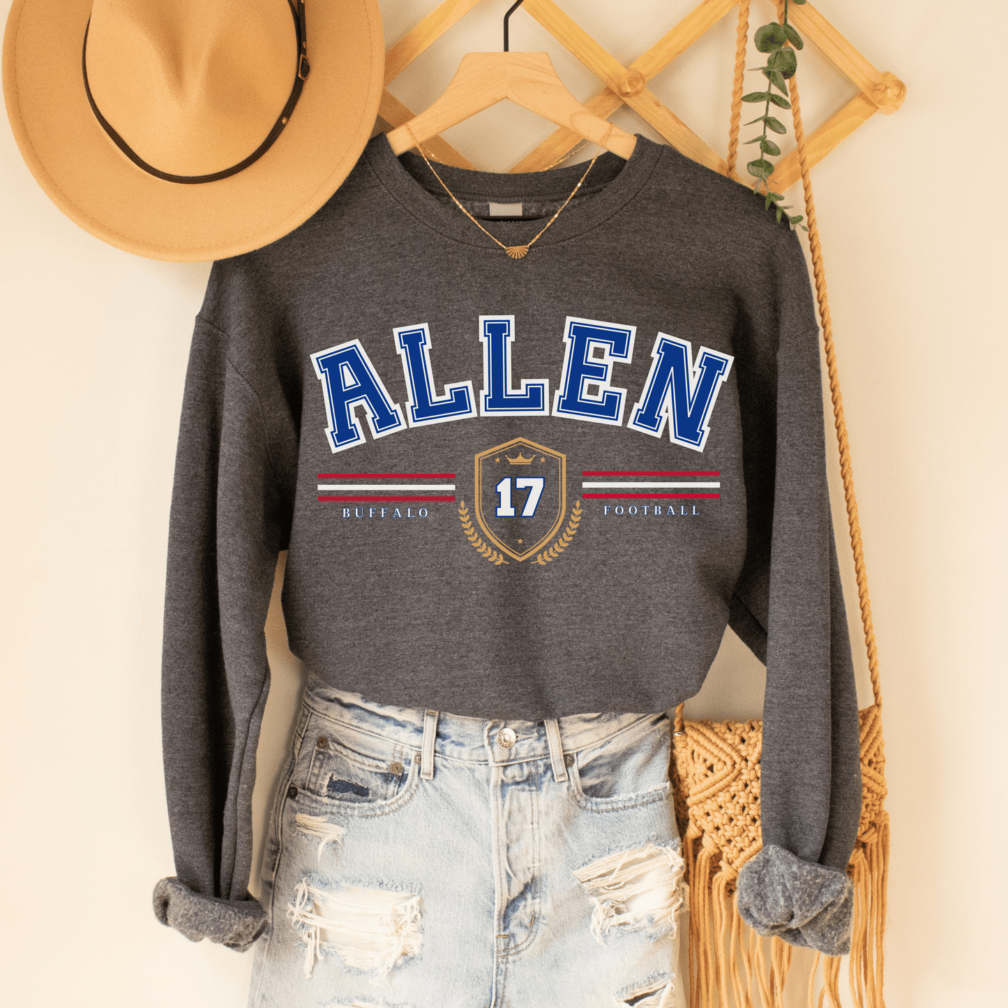Josh Allen Sweatshirt - Happy Place Studio
