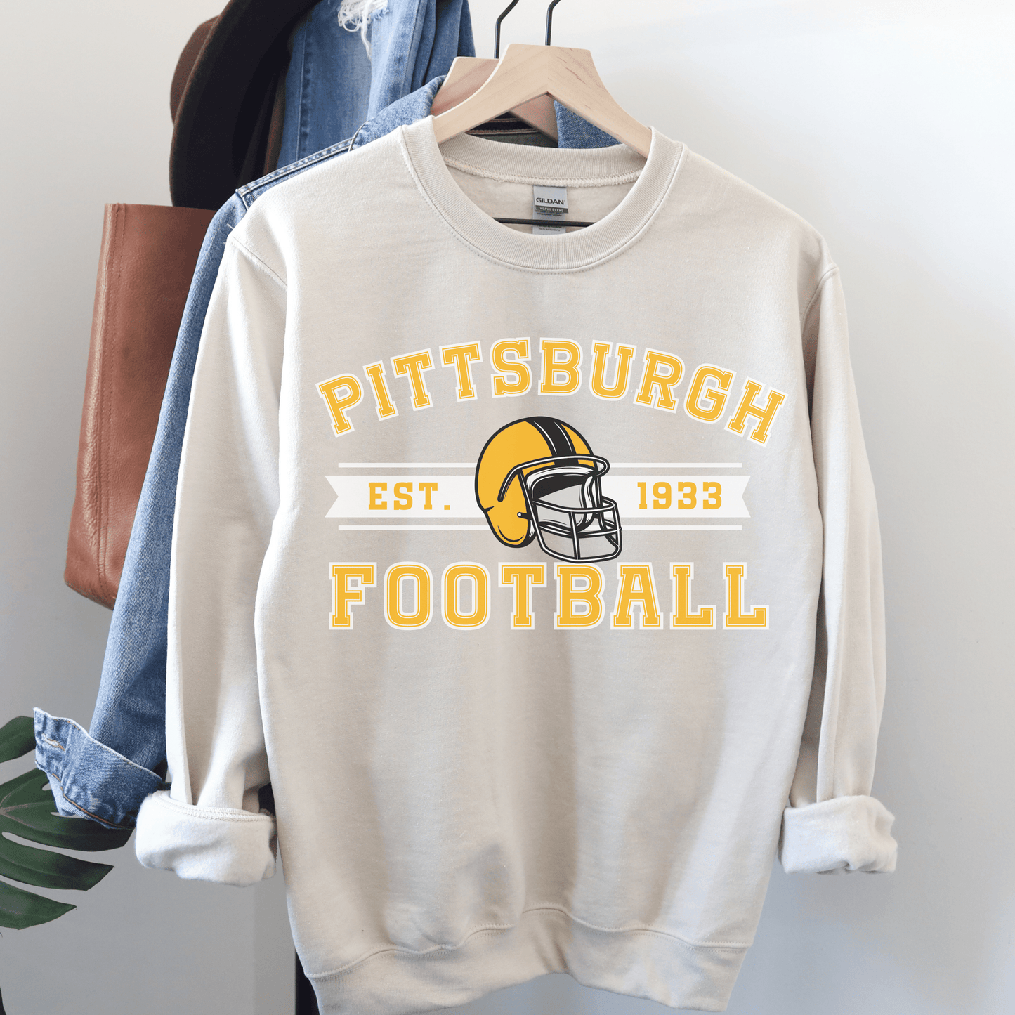 Pittsburgh Football Sweatshirt - Happy Place Studio