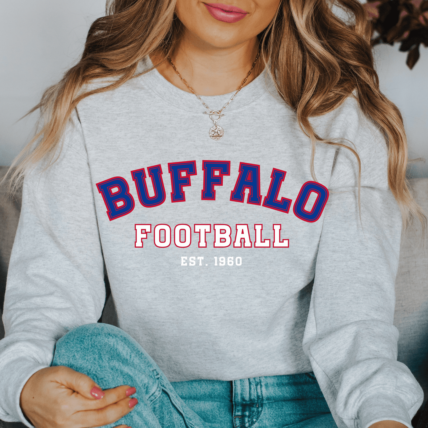 Buffalo Football Sweatshirt - Happy Place Studio