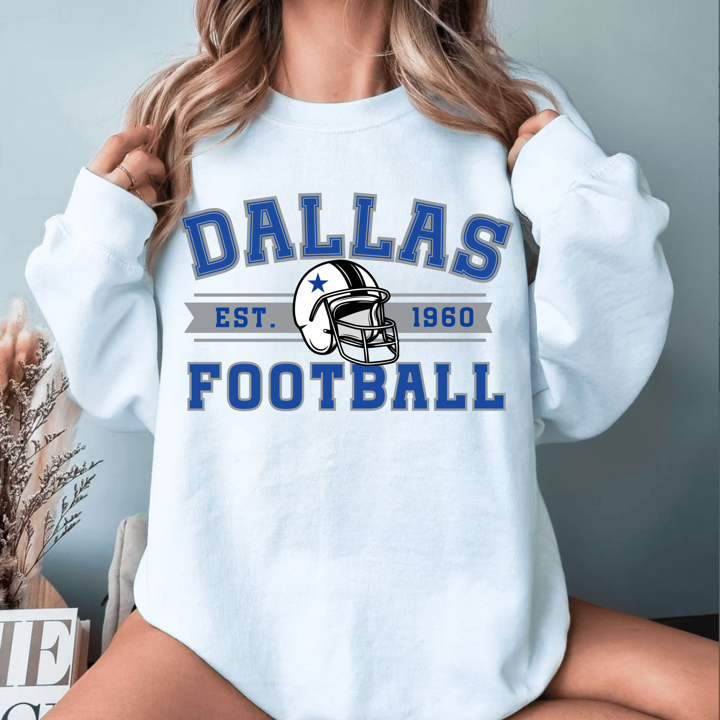 Dallas Football Sweatshirt - Happy Place Studio