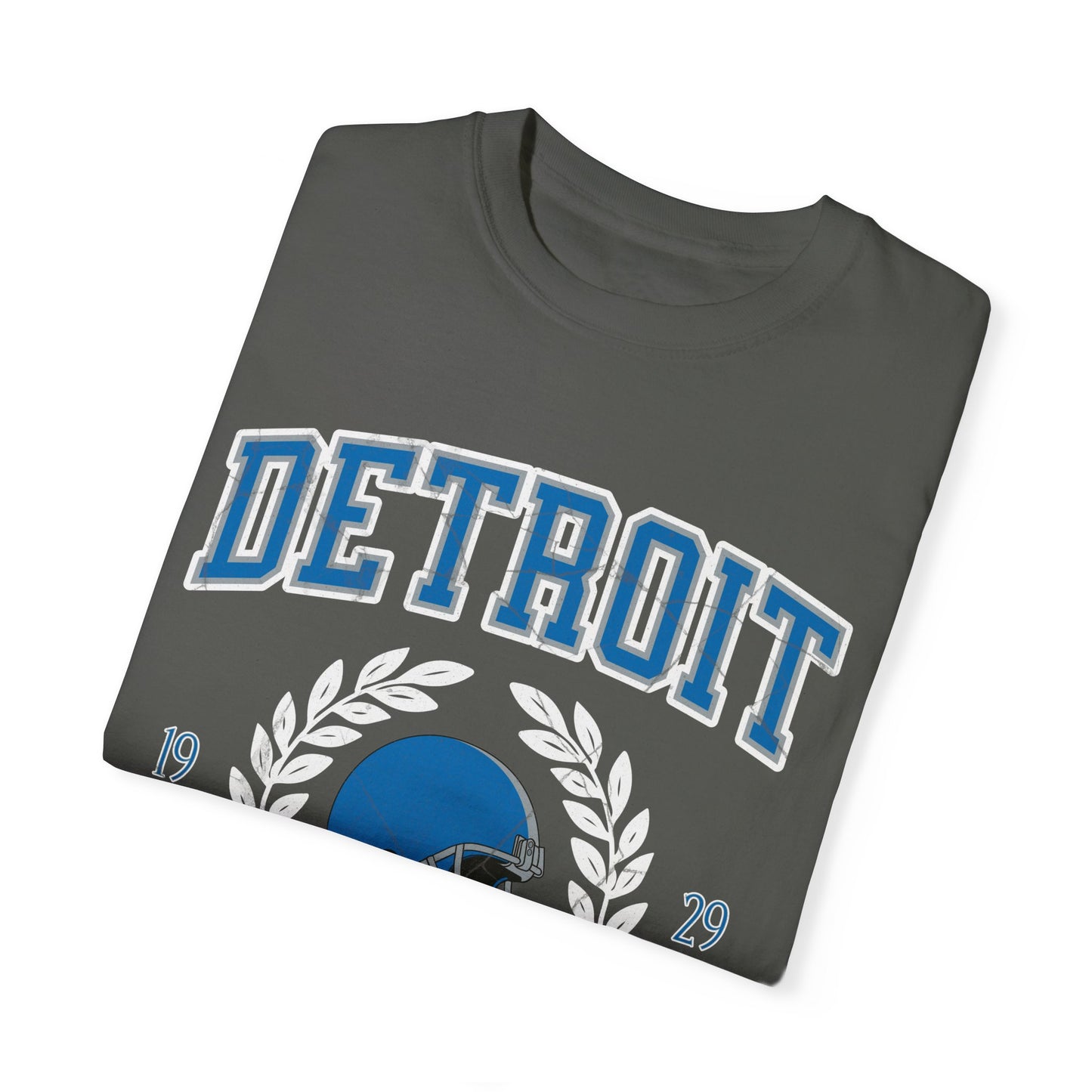 Comfort Colors Detroit Football Shirt