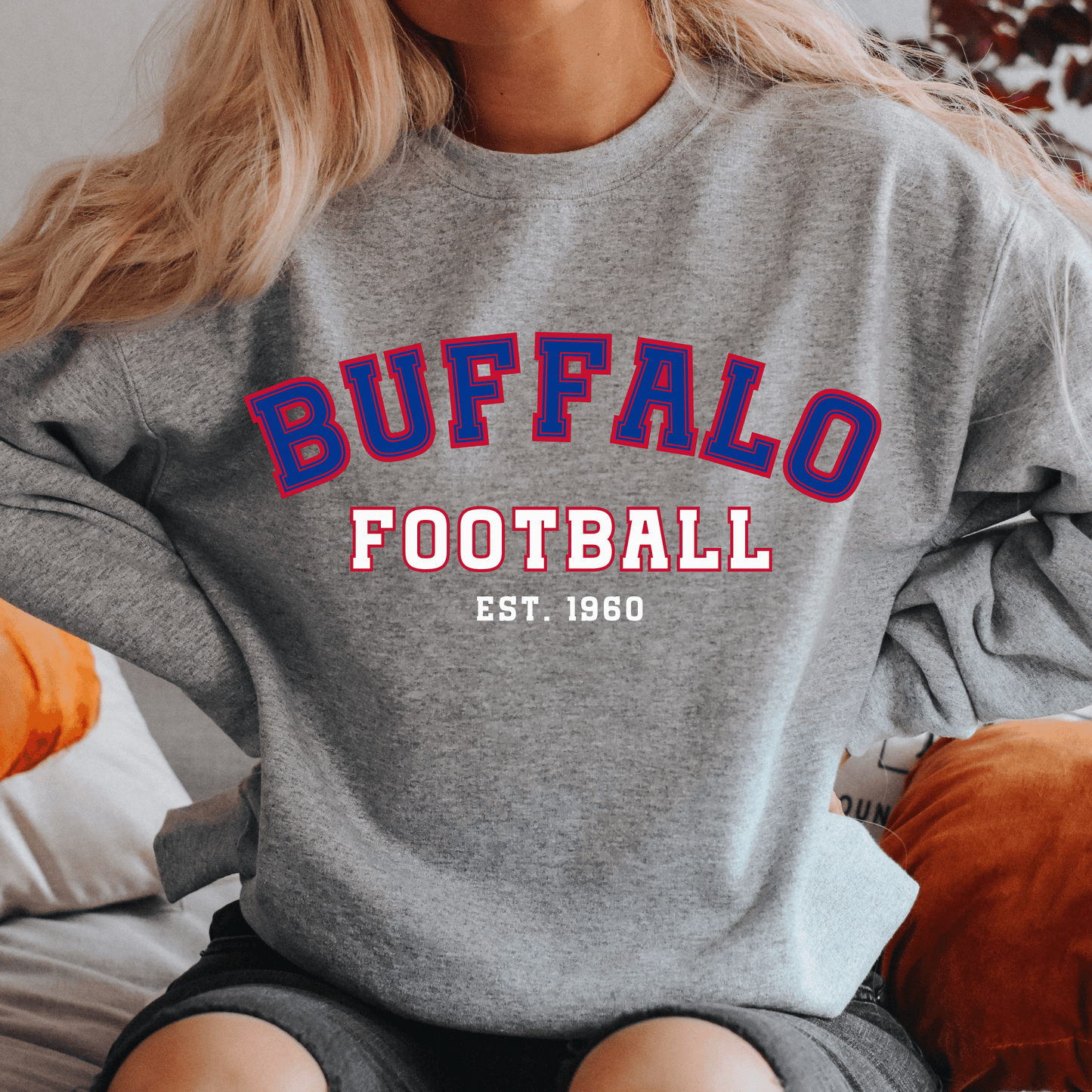 Buffalo Football Sweatshirt - Happy Place Studio
