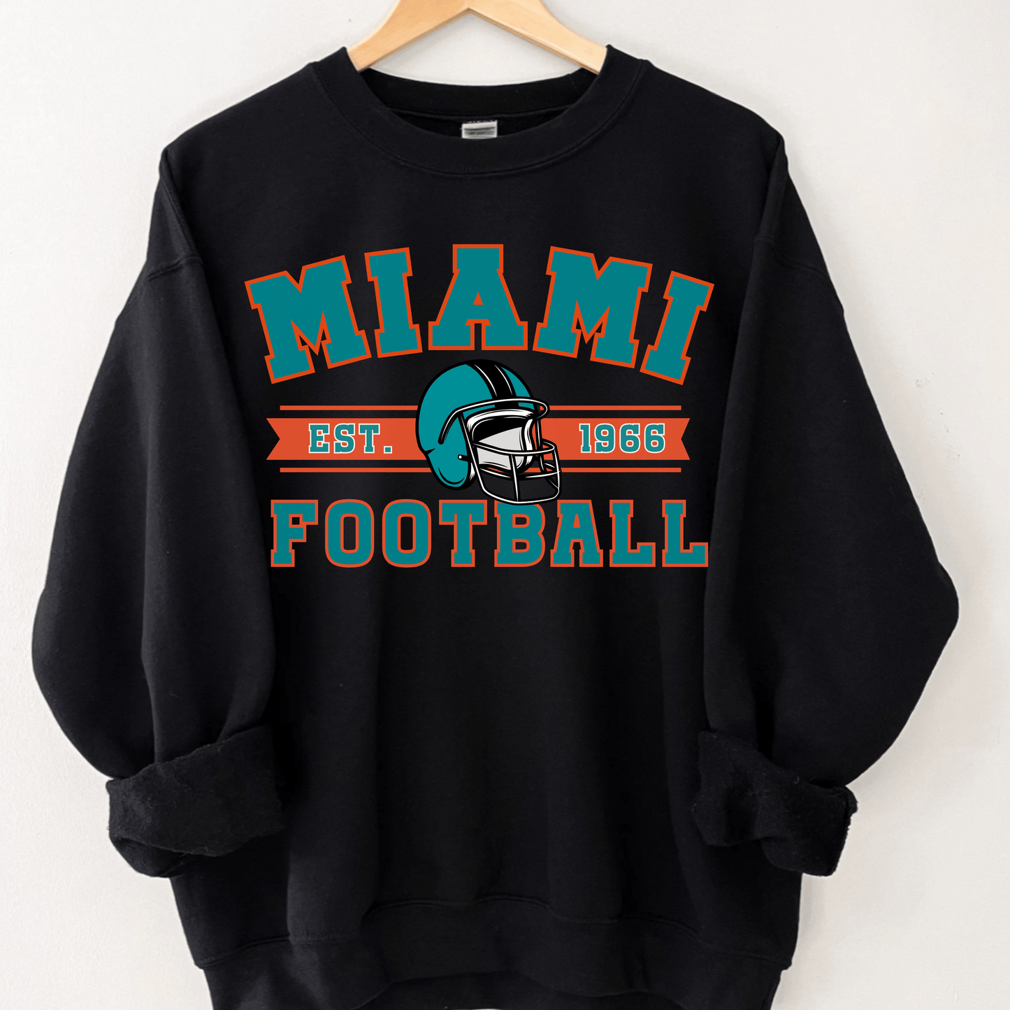 Miami Football Sweatshirt - Happy Place Studio