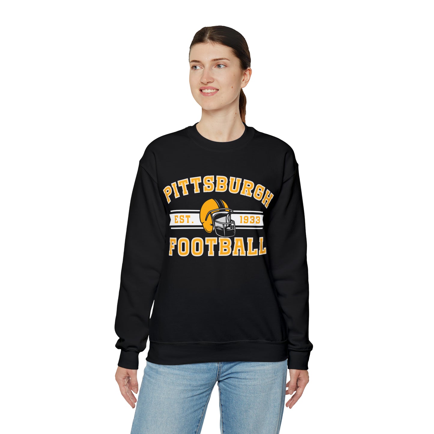 Pittsburgh Football Sweatshirt - Happy Place Studio