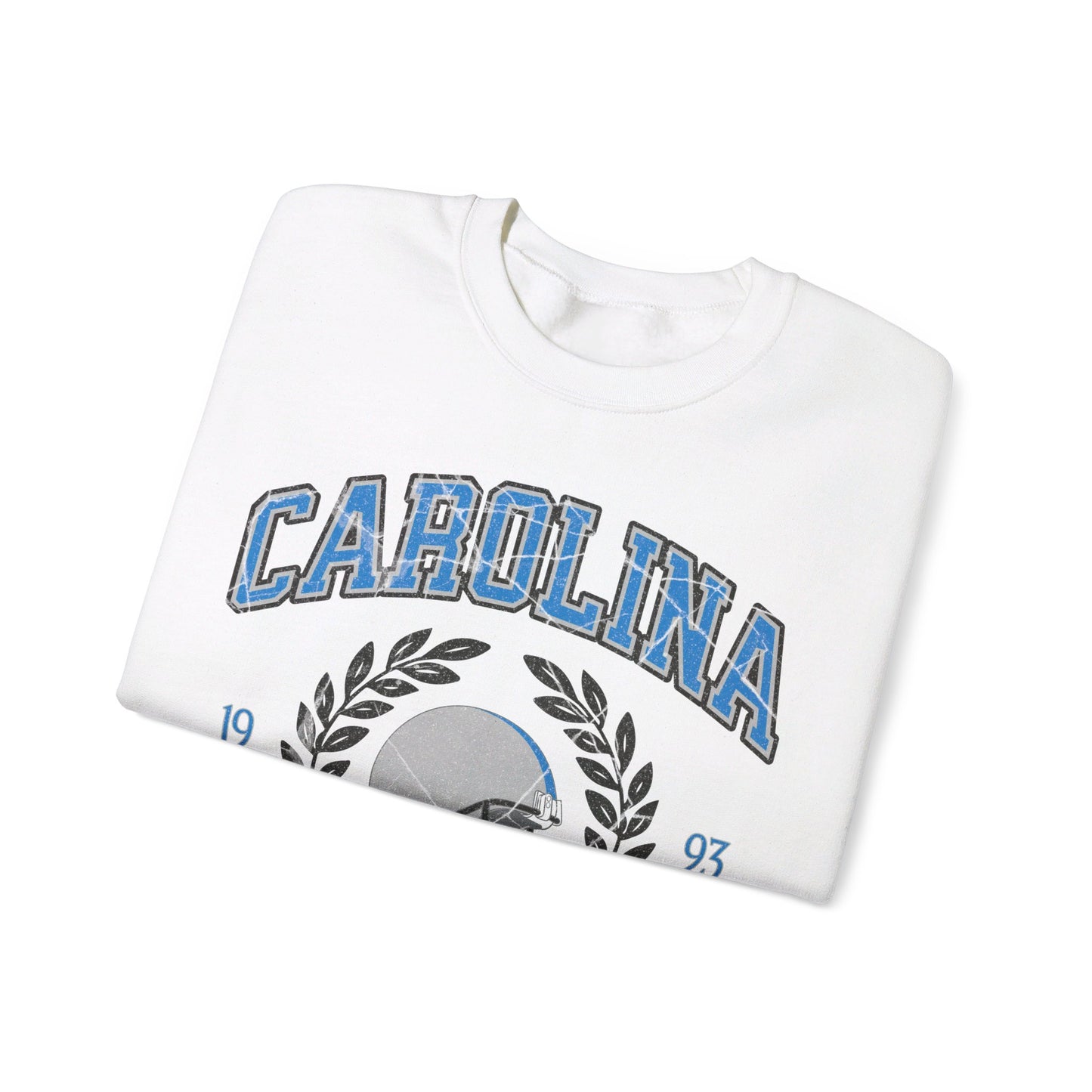Carolina Football Sweatshirt, Vintage Panther Football Crewneck, Retro Carolina Football Shirt, Panther Football Gift, Carolina Sweatshirt