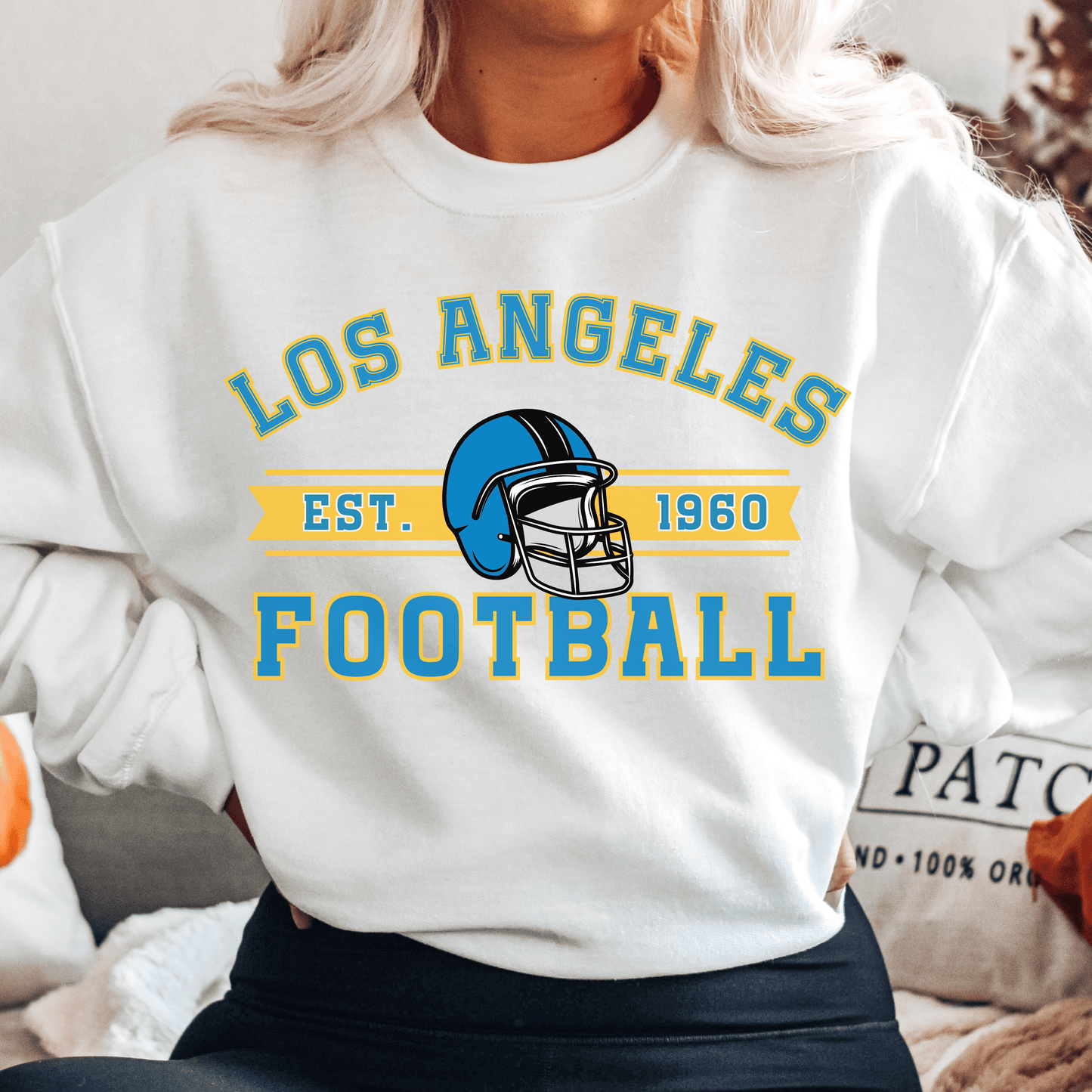 Los Angeles Football Sweatshirt - Happy Place Studio