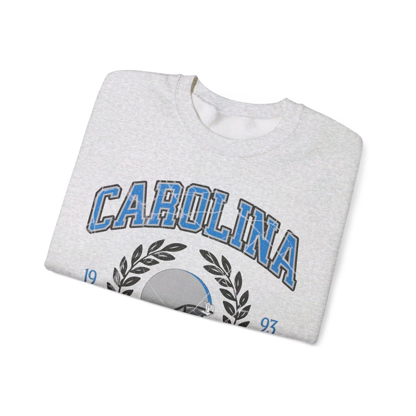 Carolina Football Sweatshirt, Vintage Panther Football Crewneck, Retro Carolina Football Shirt, Panther Football Gift, Carolina Sweatshirt