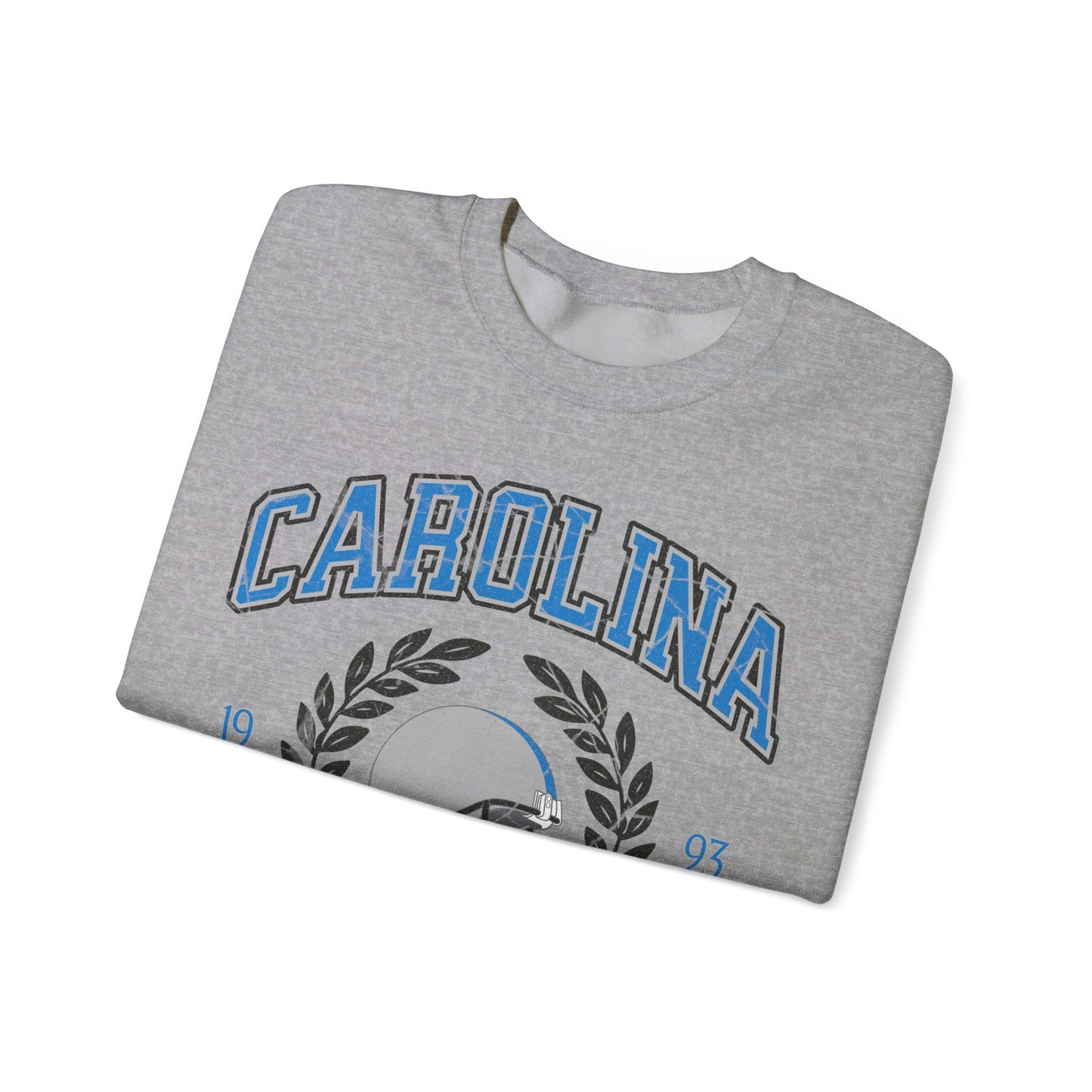 Carolina Football Sweatshirt, Vintage Panther Football Crewneck, Retro Carolina Football Shirt, Panther Football Gift, Carolina Sweatshirt