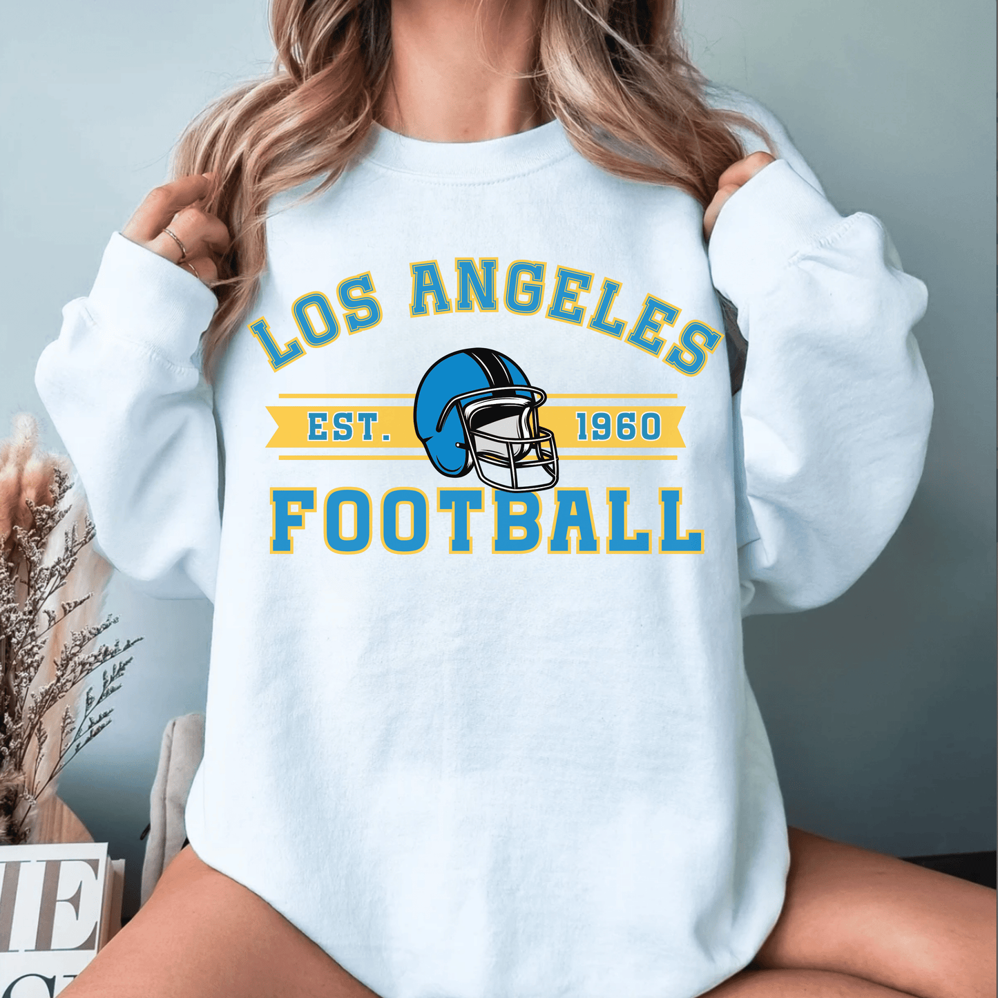 Los Angeles Football Sweatshirt - Happy Place Studio