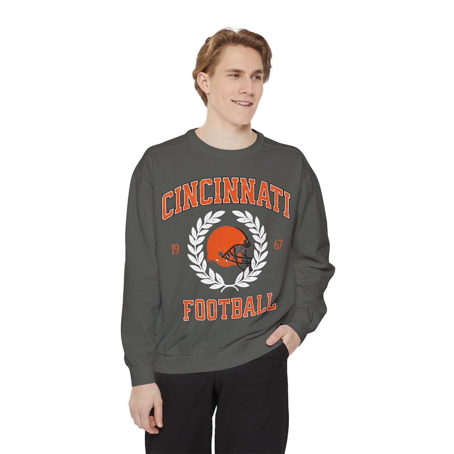 Comfort Colors Cincinnati Football Sweatshirt