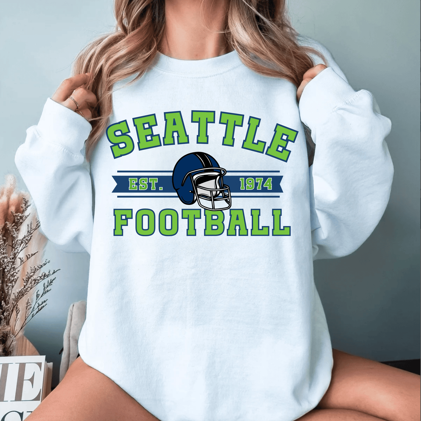 Seattle Football Crewneck - Happy Place Studio