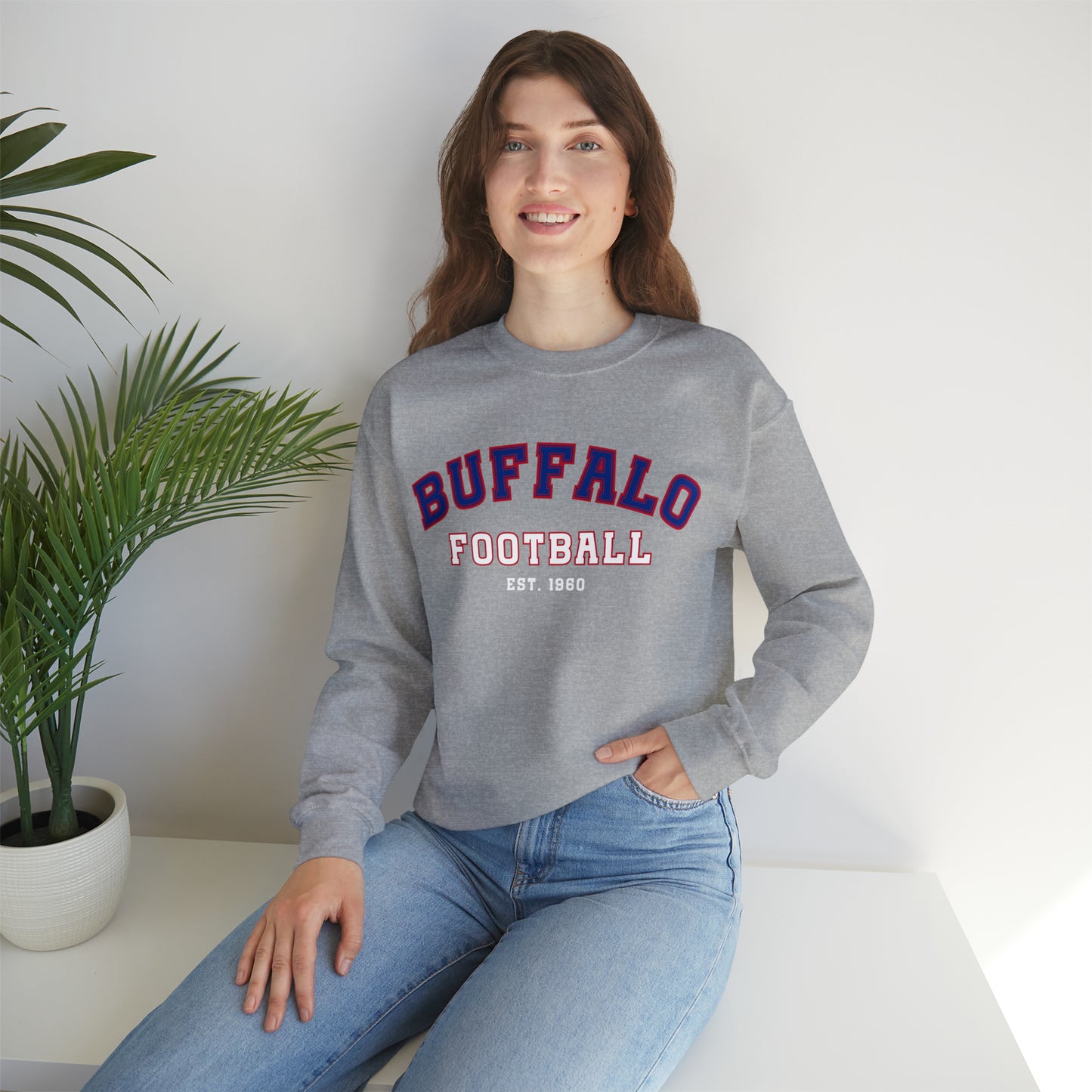 Buffalo Football Sweatshirt - Happy Place Studio