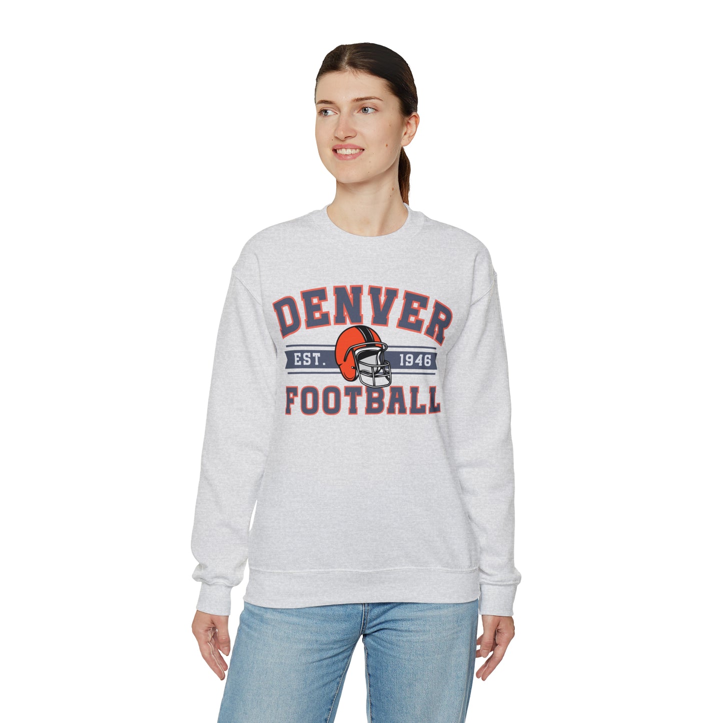 Vintage Denver Football Sweatshirt - Happy Place Studio