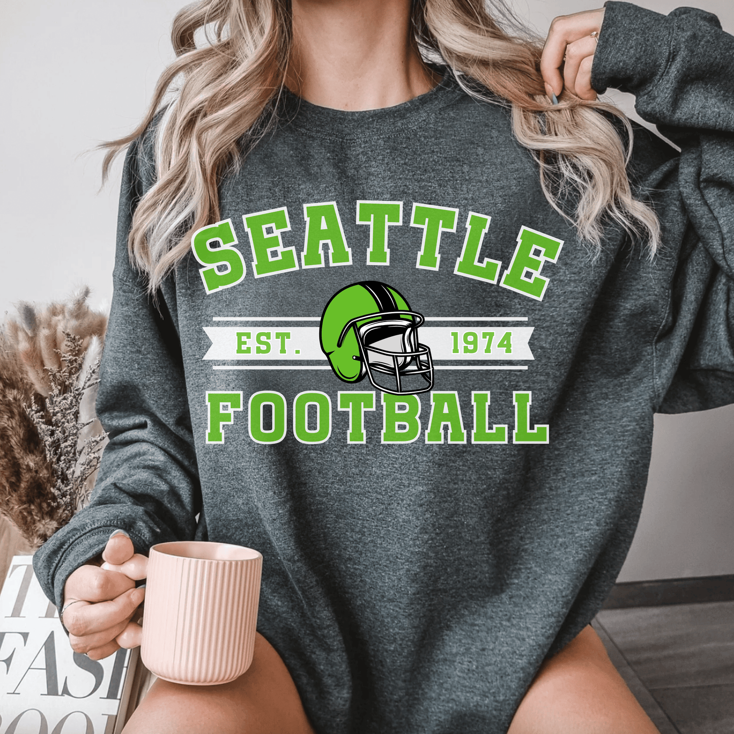 Seattle Football Crewneck - Happy Place Studio