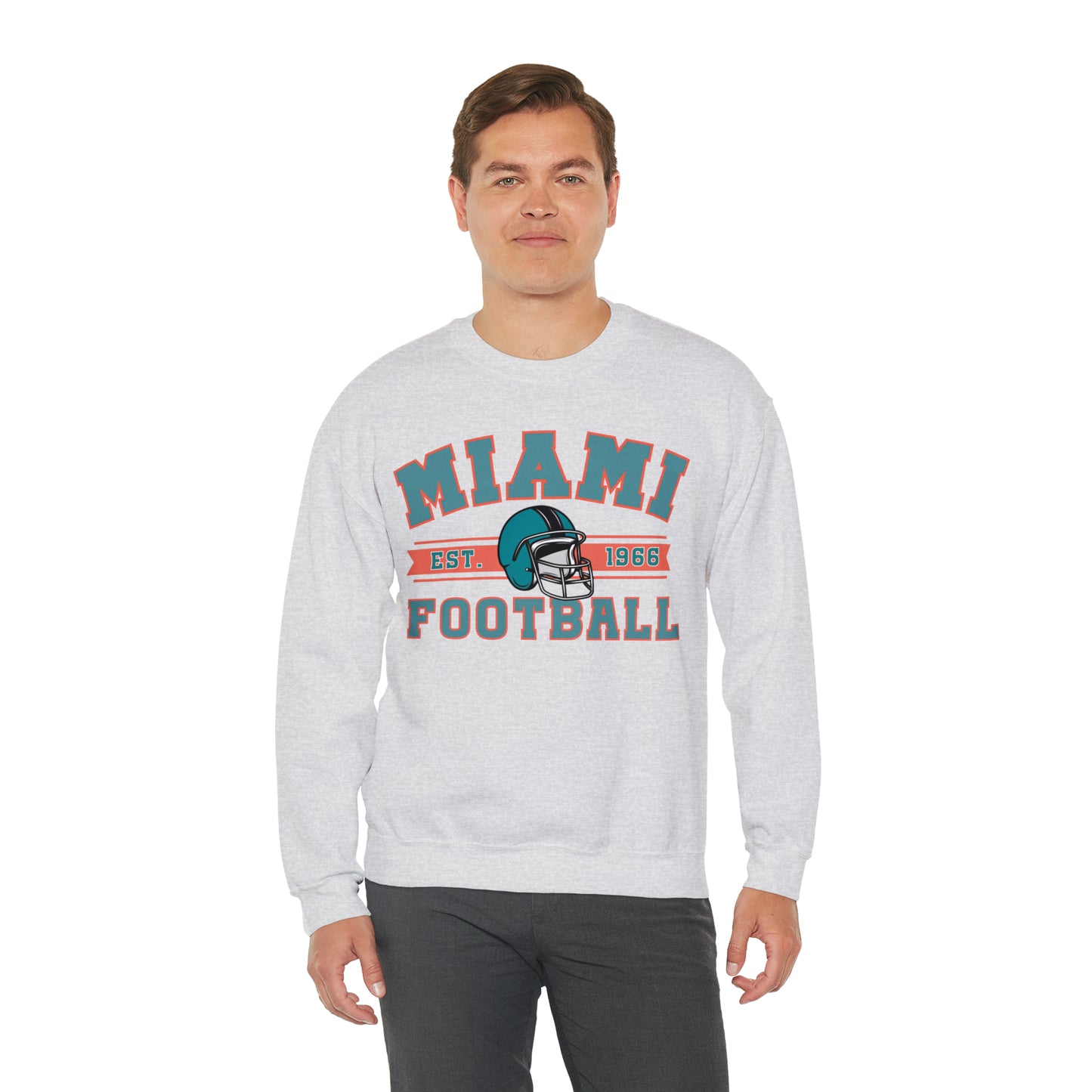 Miami Football Sweatshirt - Happy Place Studio