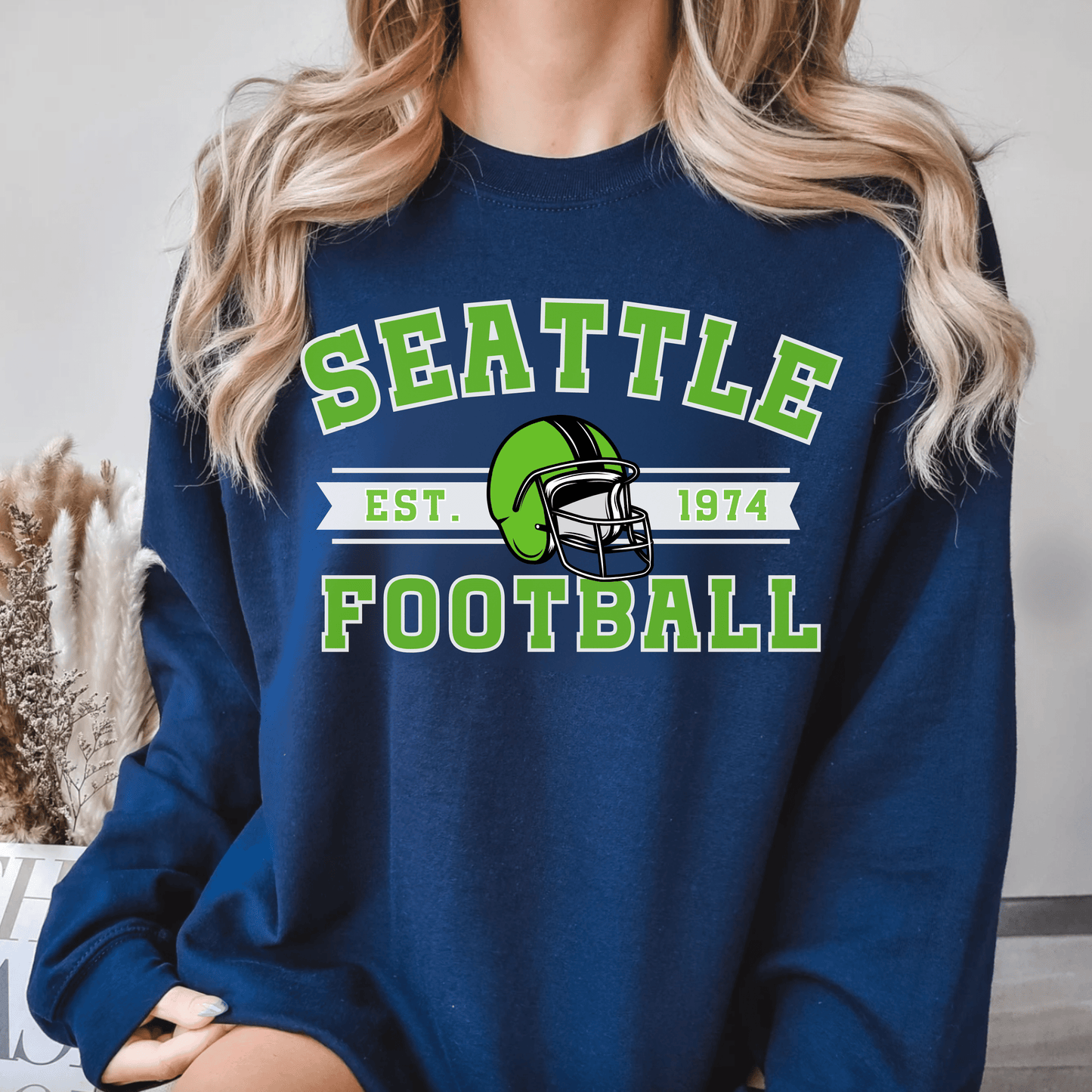 Seattle Football Crewneck - Happy Place Studio