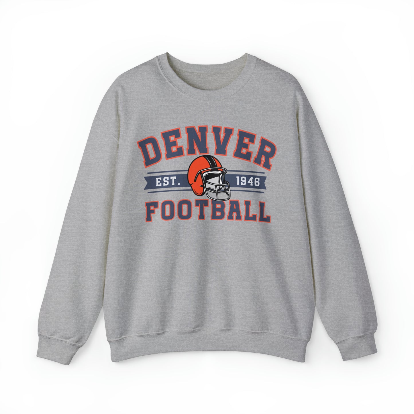Vintage Denver Football Sweatshirt - Happy Place Studio