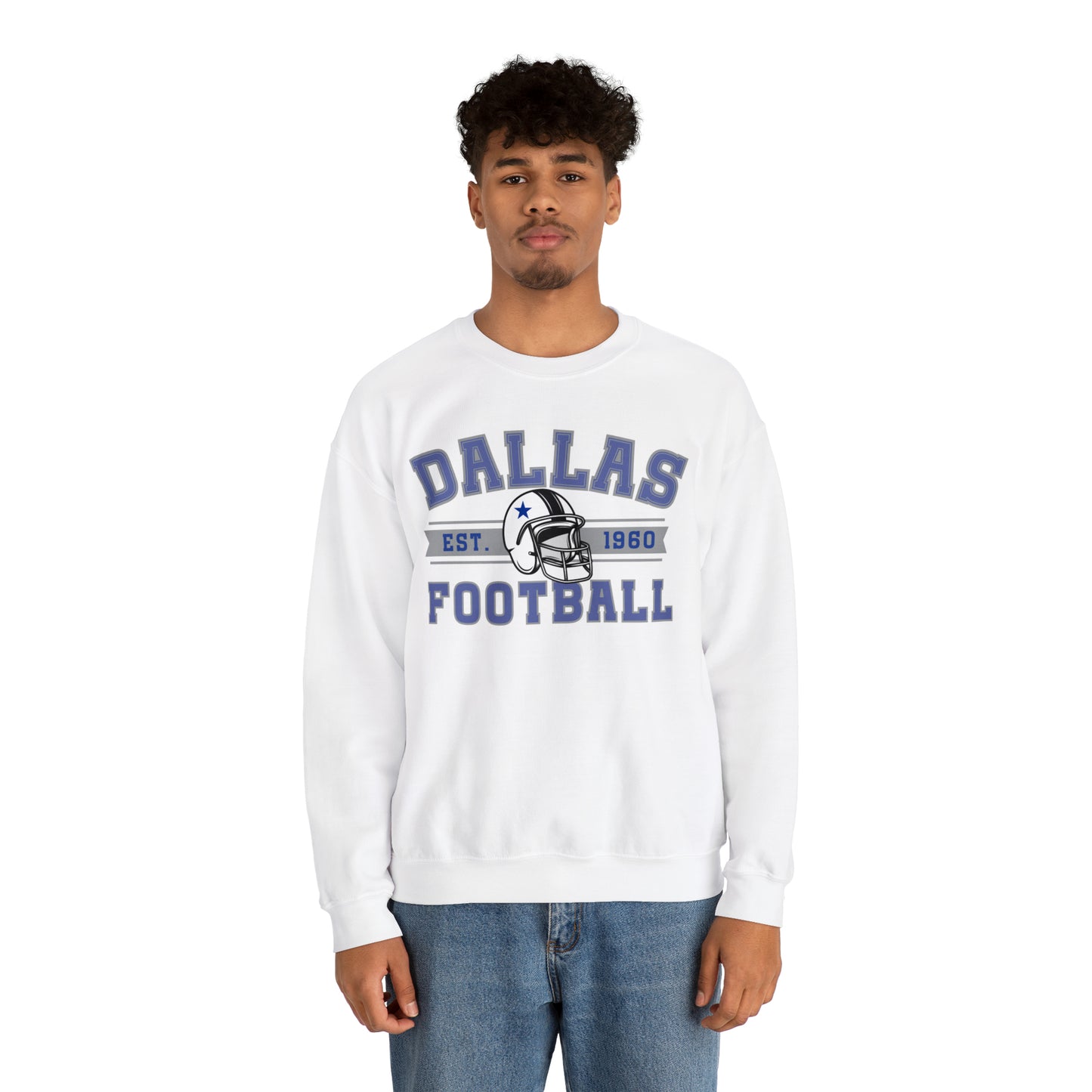 Dallas Football Sweatshirt - Happy Place Studio