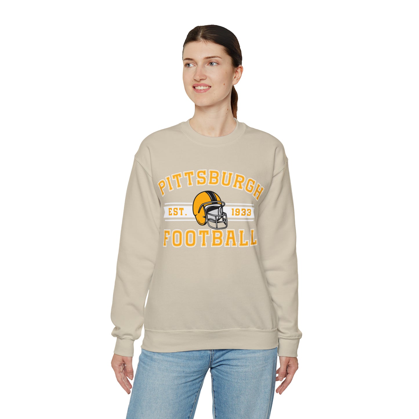 Pittsburgh Football Sweatshirt - Happy Place Studio