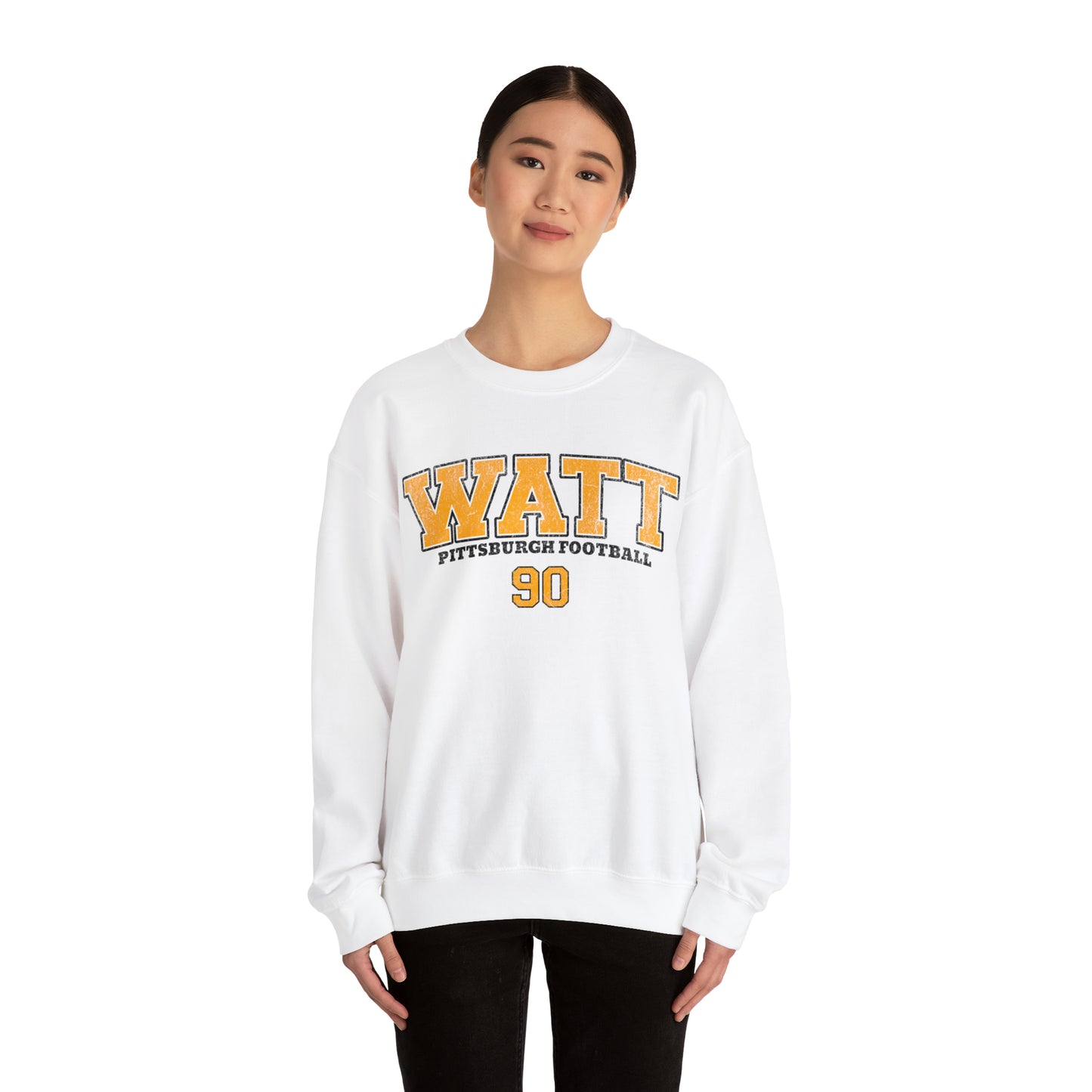 JJ Watt Pittsburgh Football Sweatshirt, JJ Watt Shirt, Pittsburgh Crewneck, Pittsburgh Sweatshirt, Pittsburgh Football Sweater - Happy Place Studio