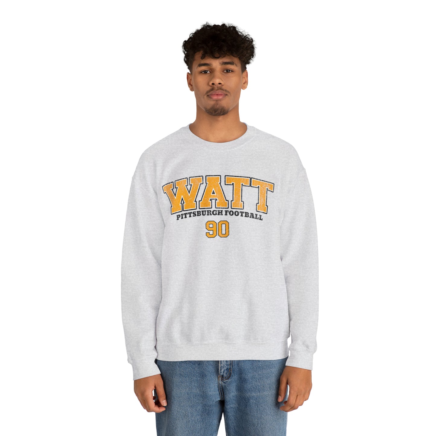 JJ Watt Pittsburgh Football Sweatshirt, JJ Watt Shirt, Pittsburgh Crewneck, Pittsburgh Sweatshirt, Pittsburgh Football Sweater - Happy Place Studio