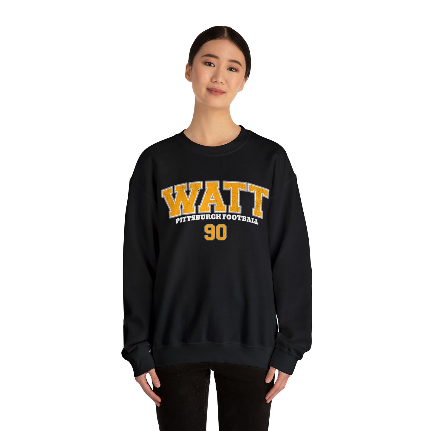 JJ Watt Pittsburgh Football Sweatshirt, JJ Watt Shirt, Pittsburgh Crewneck, Pittsburgh Sweatshirt, Pittsburgh Football Sweater - Happy Place Studio