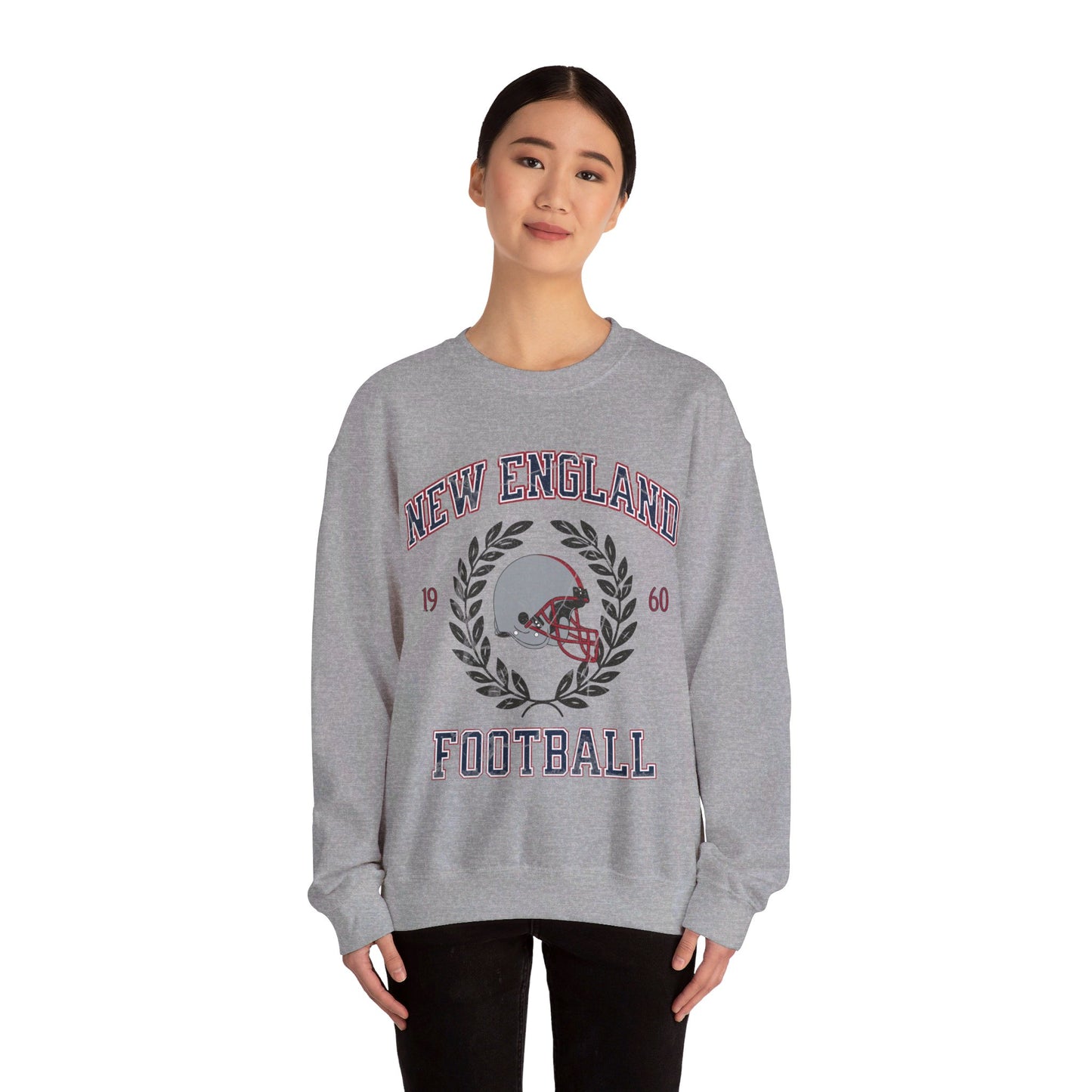 New England Football Sweatshirt, Vintage Patriot Football Crewneck, New England Football Shirt, New England Football Gift, Patriot Shirt