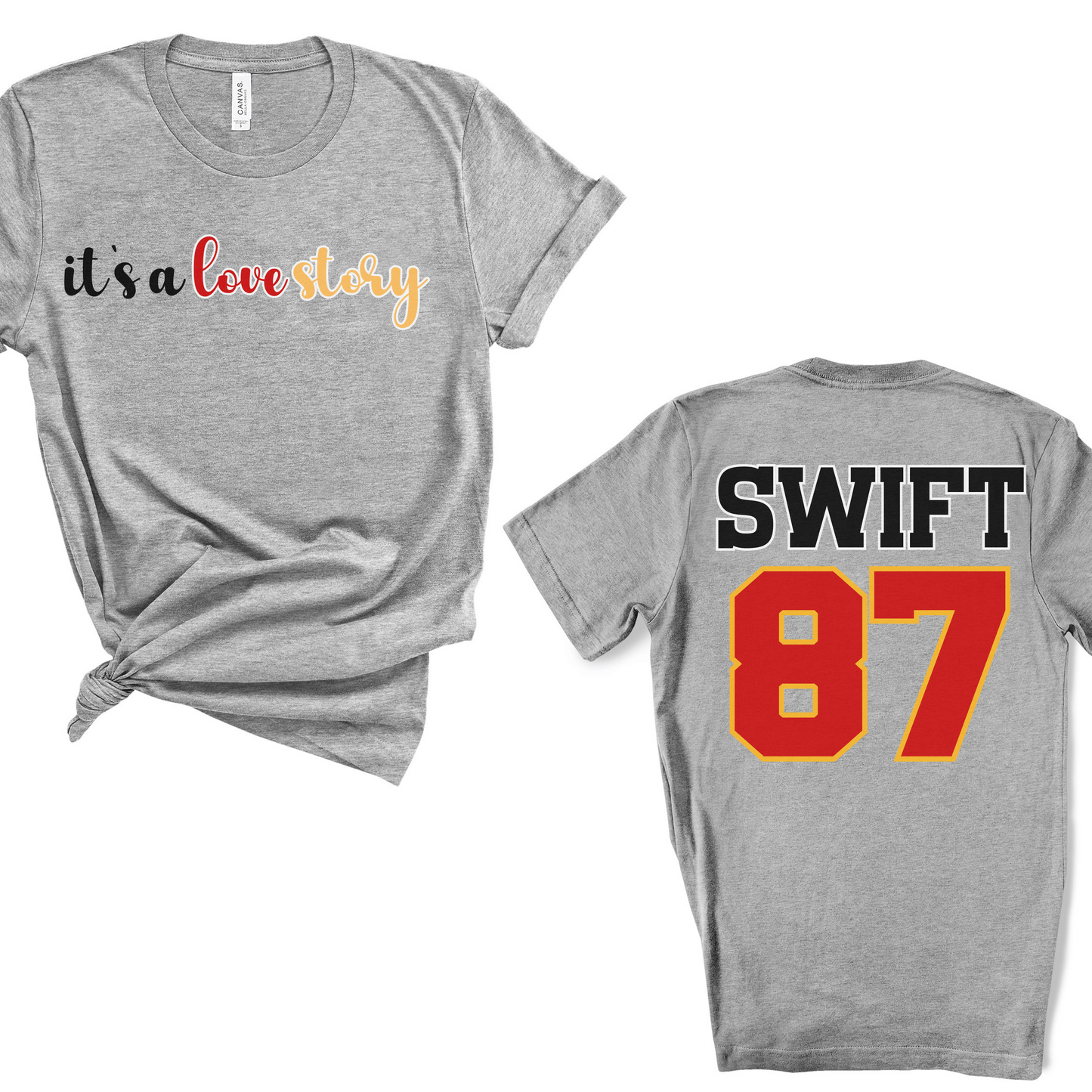 Travis Kelce Love Story Shirt - Happy Place Studio