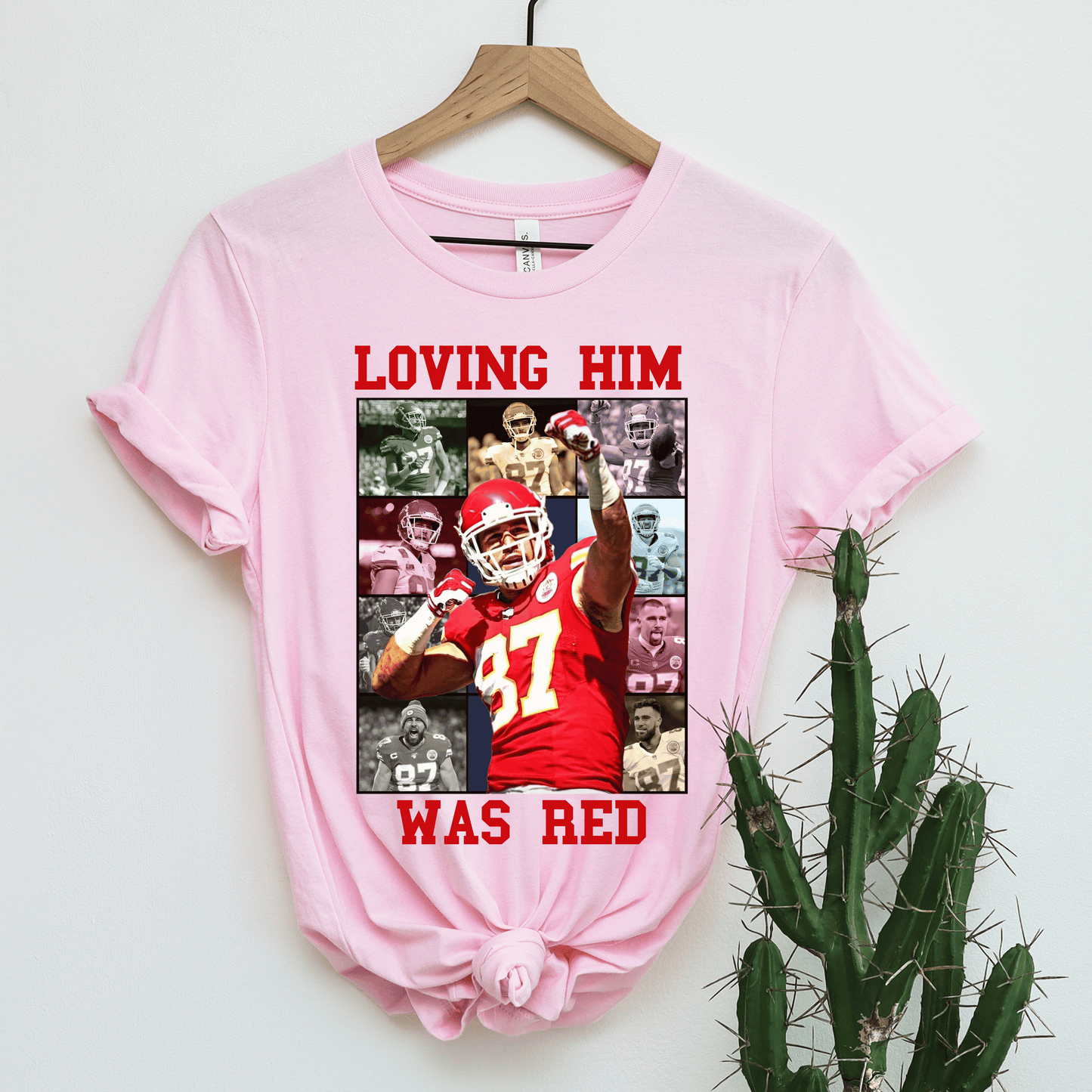 Travis Kelce Loving Him Shirt - Happy Place Studio