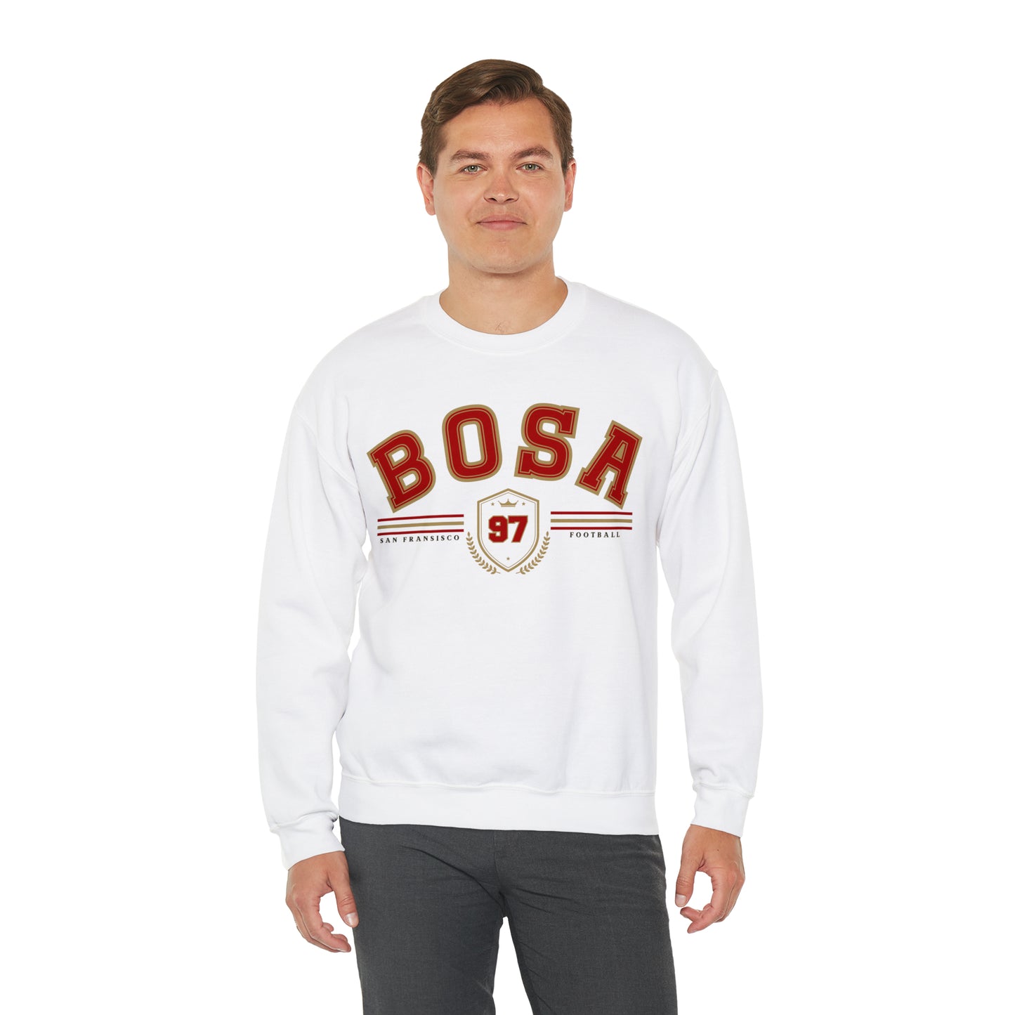 Nick Bosa Sweatshirt - Happy Place Studio