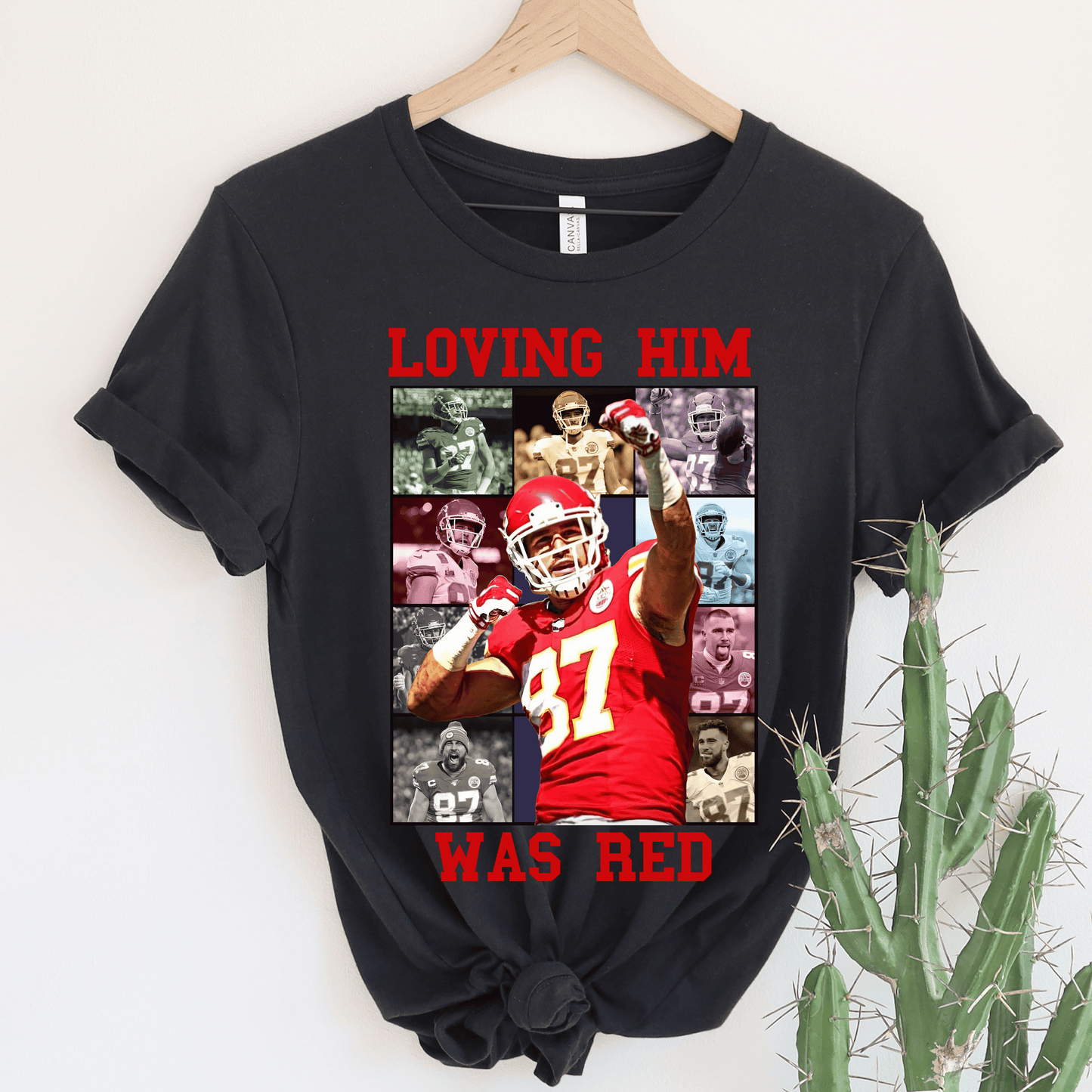 Travis Kelce Loving Him Shirt - Happy Place Studio