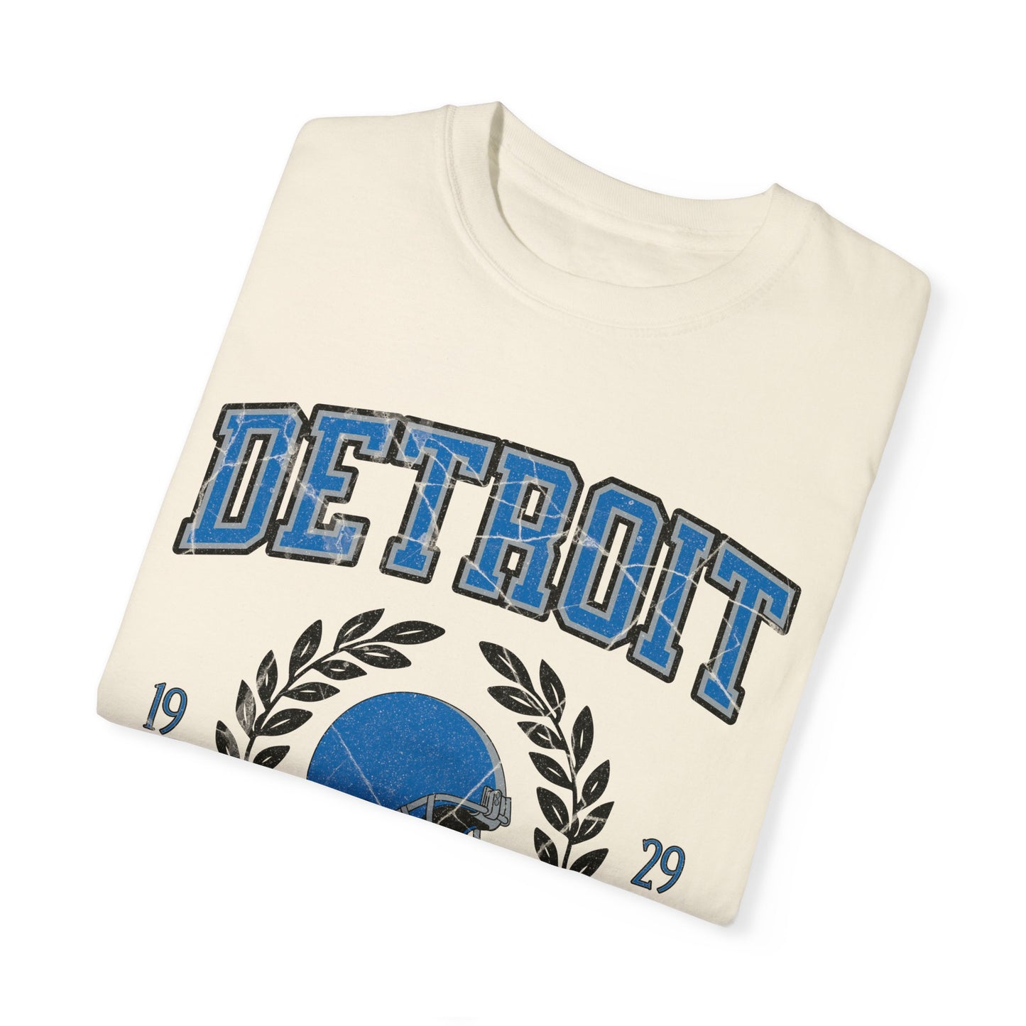Comfort Colors Detroit Football Shirt
