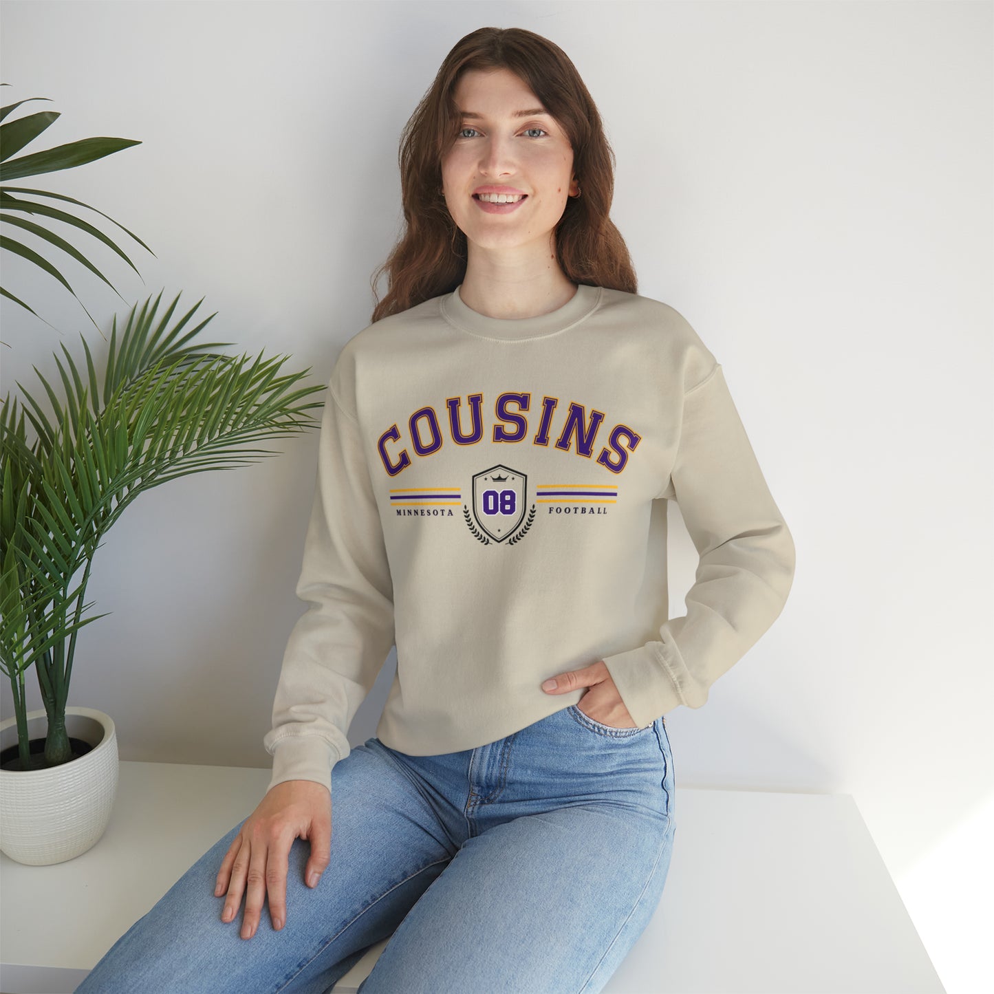Kirk Cousins Sweatshirt - Happy Place Studio
