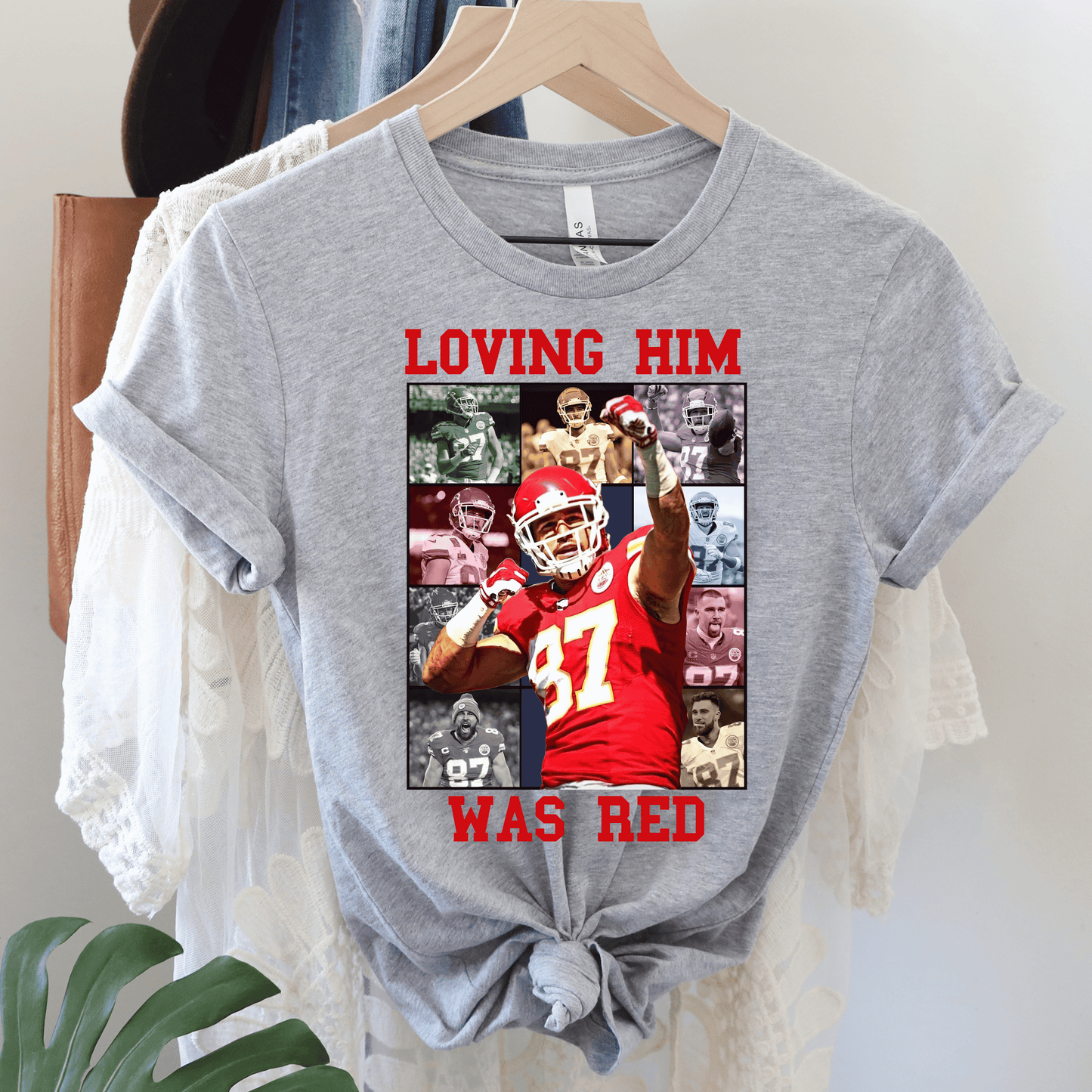 Travis Kelce Loving Him Shirt - Happy Place Studio