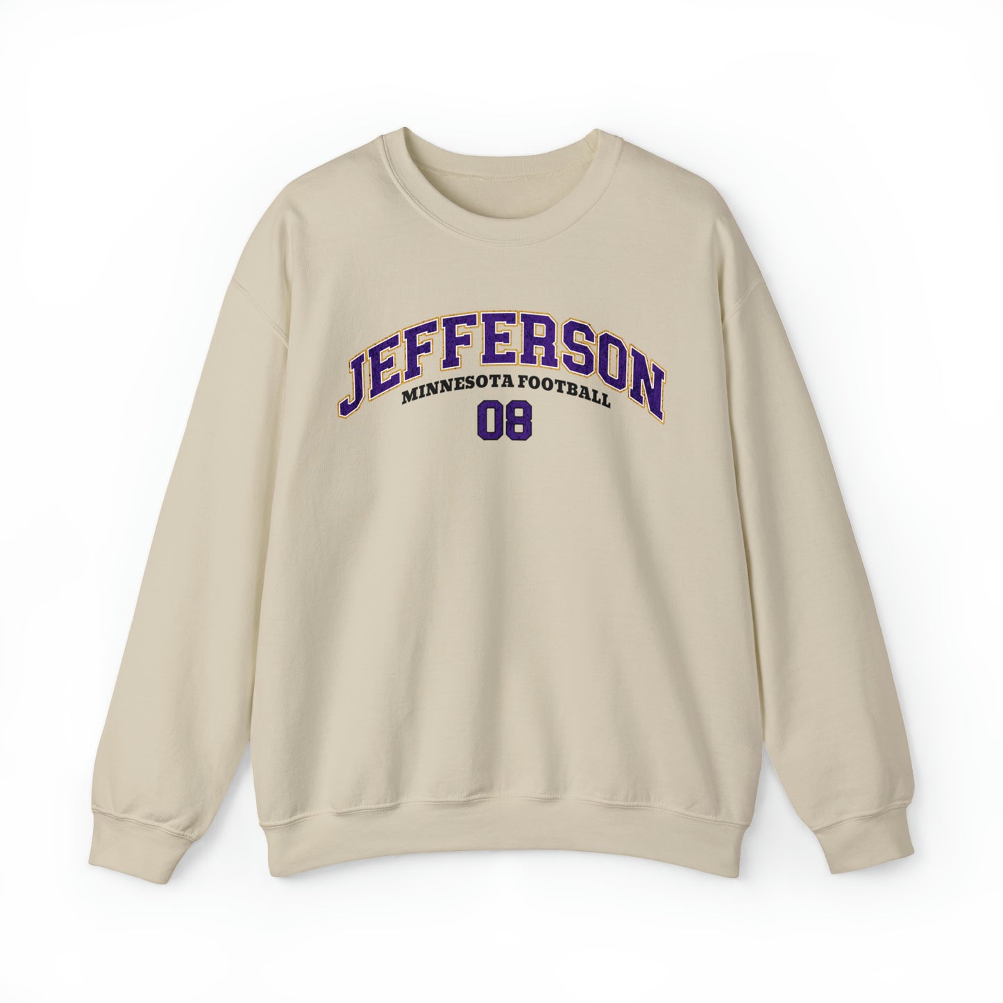 Justin Jefferson Sweatshirt, Minnesota Football Sweatshirt,Justin Jefferson Crewneck,Skol Minnesota,Justin Jefferson Shirt,Viking Sweatshirt - Happy Place Studio