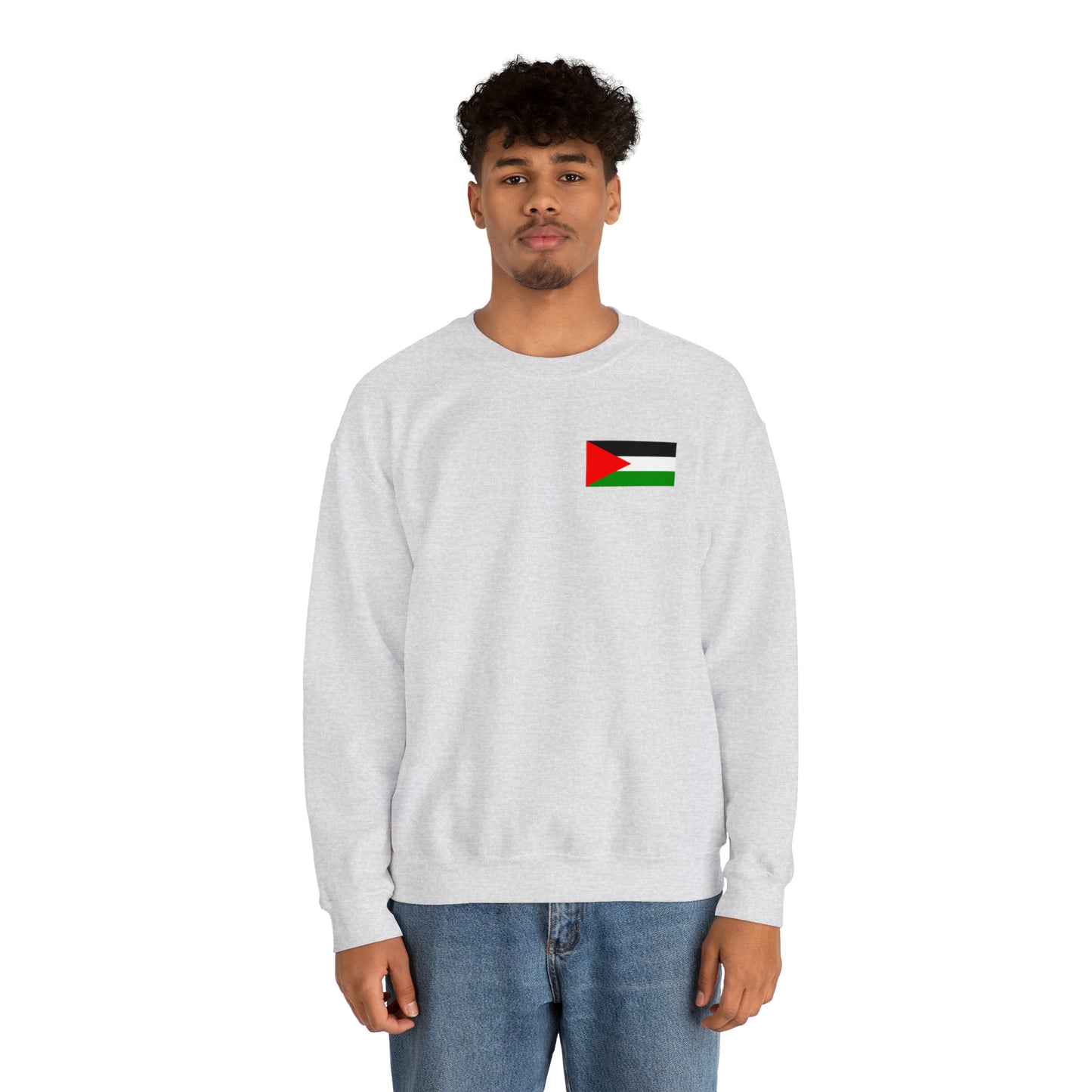 Palestine Crewneck with Flag