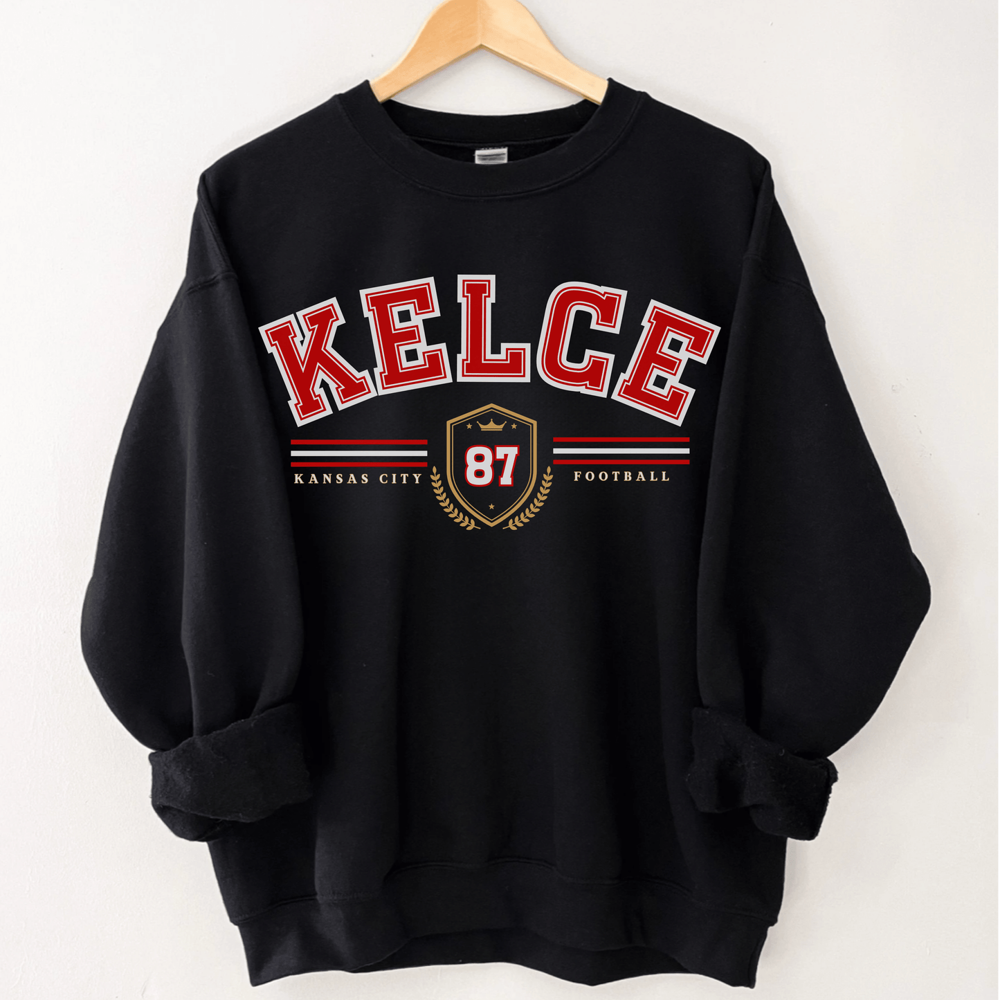 Travis Kelce Varsity Sweatshirt - Happy Place Studio
