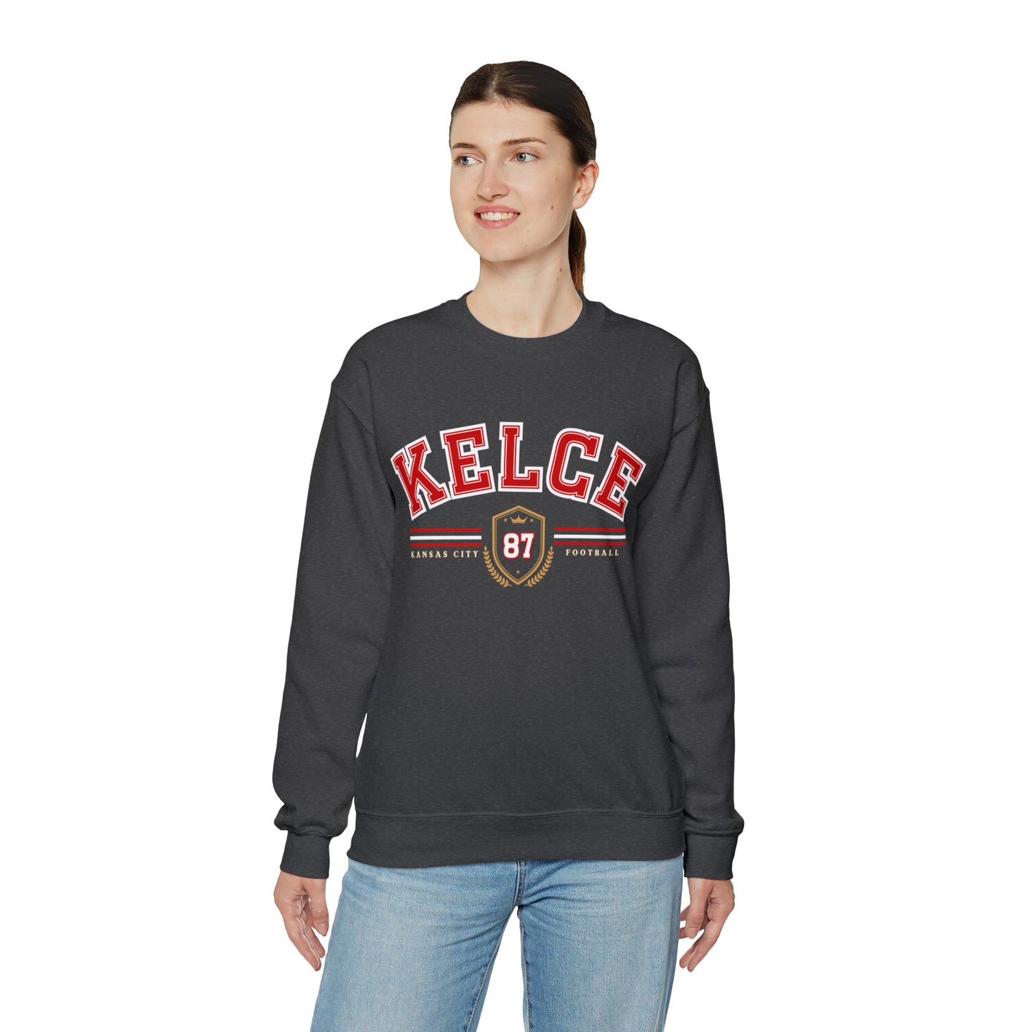 Travis Kelce Varsity Sweatshirt - Happy Place Studio