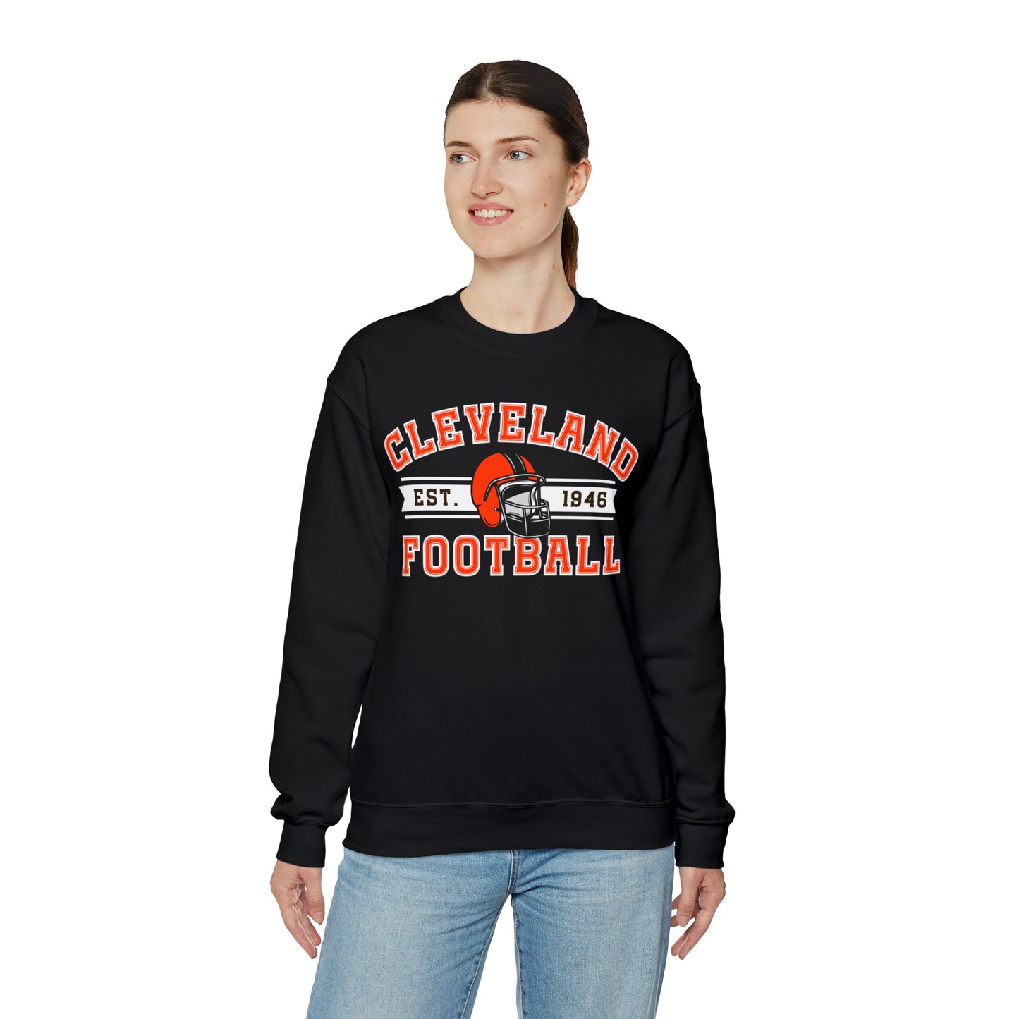 Cleveland Football Sweatshirt - Happy Place Studio