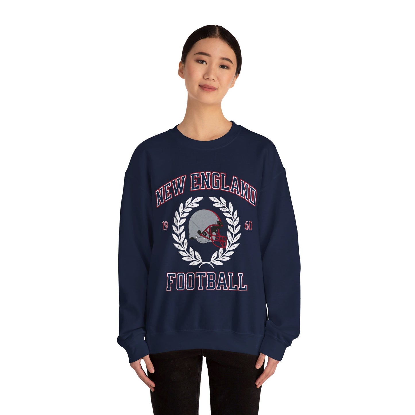 New England Football Sweatshirt, Vintage Patriot Football Crewneck, New England Football Shirt, New England Football Gift, Patriot Shirt